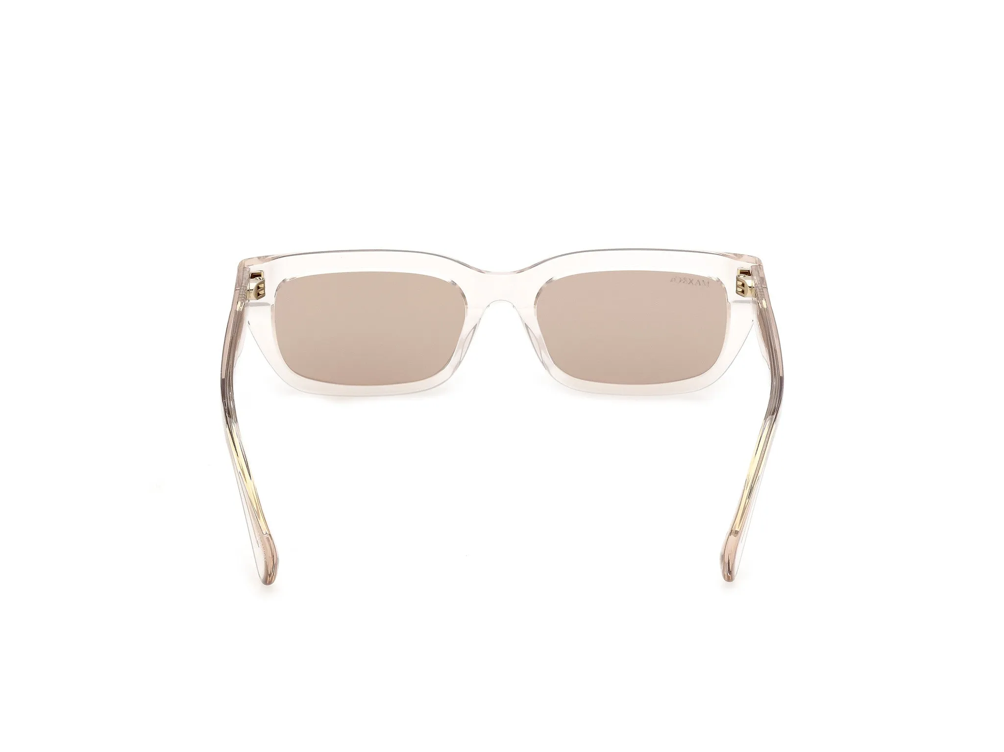 MAX&Co MO0175 57E Occhiali da sole Acetato Beige Marrone Squadrata Normale - immagine 4