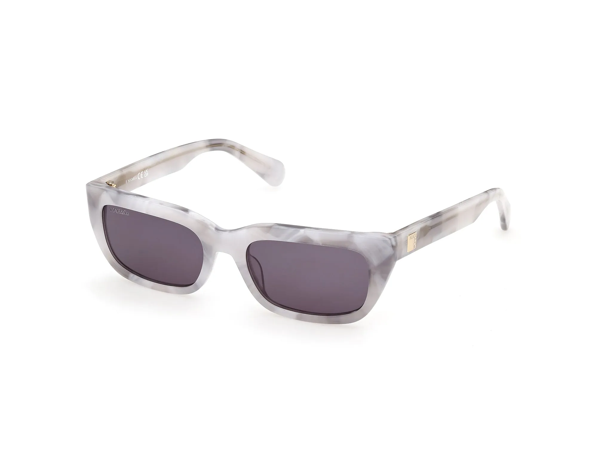 MAX&Co MO0175 20A Occhiali da sole Acetato Grigio Fumo Squadrata Normale - immagine 1