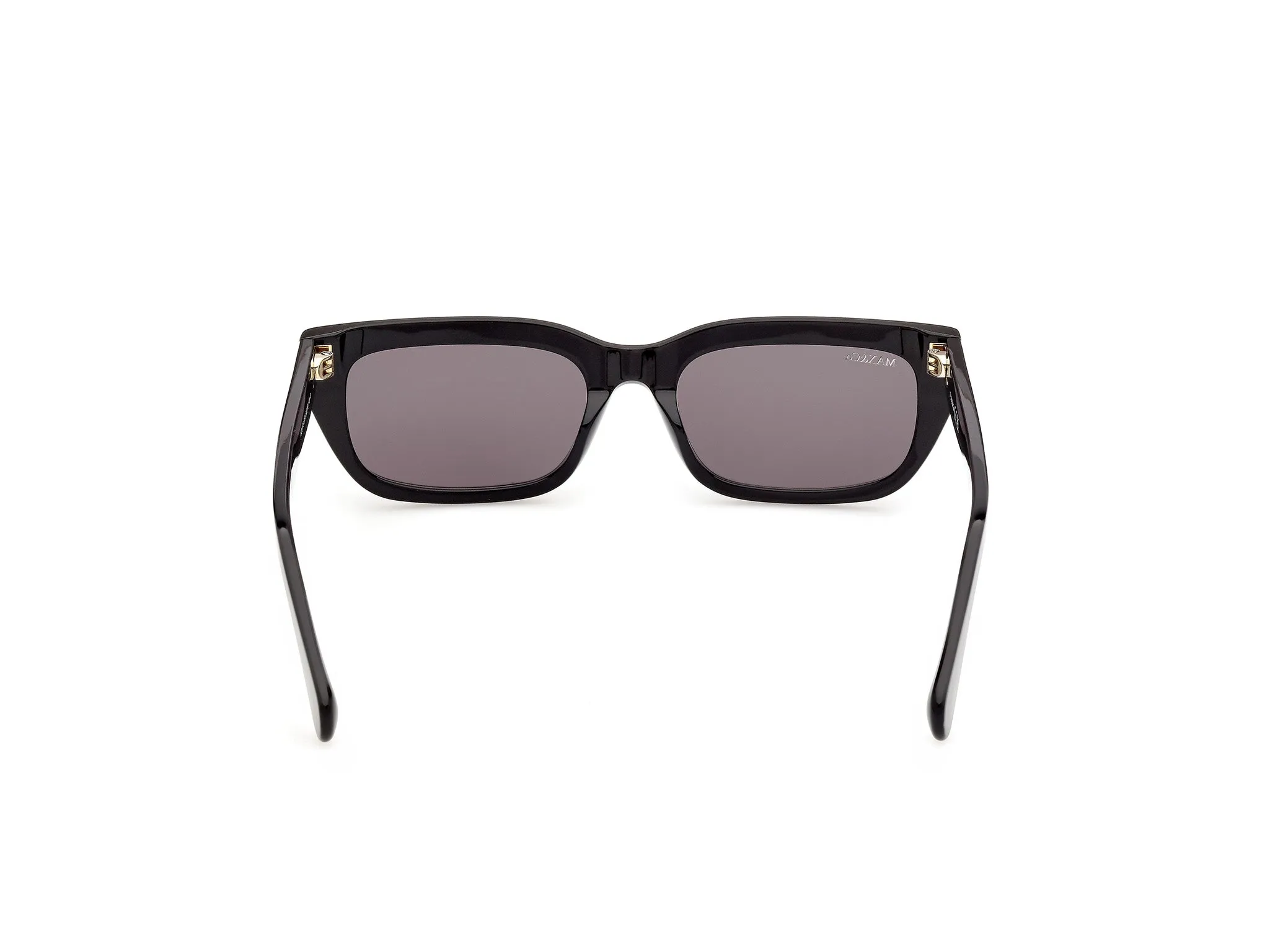MAX&Co MO0175 01A Occhiali da sole Acetato Nero Fumo Squadrata Normale - immagine 4