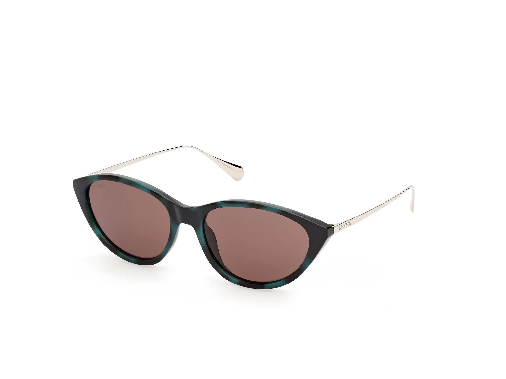 MAX&Co MO0173 55E Occhiali da sole Iniettato Havana Marrone Maschera Normale - immagine 1
