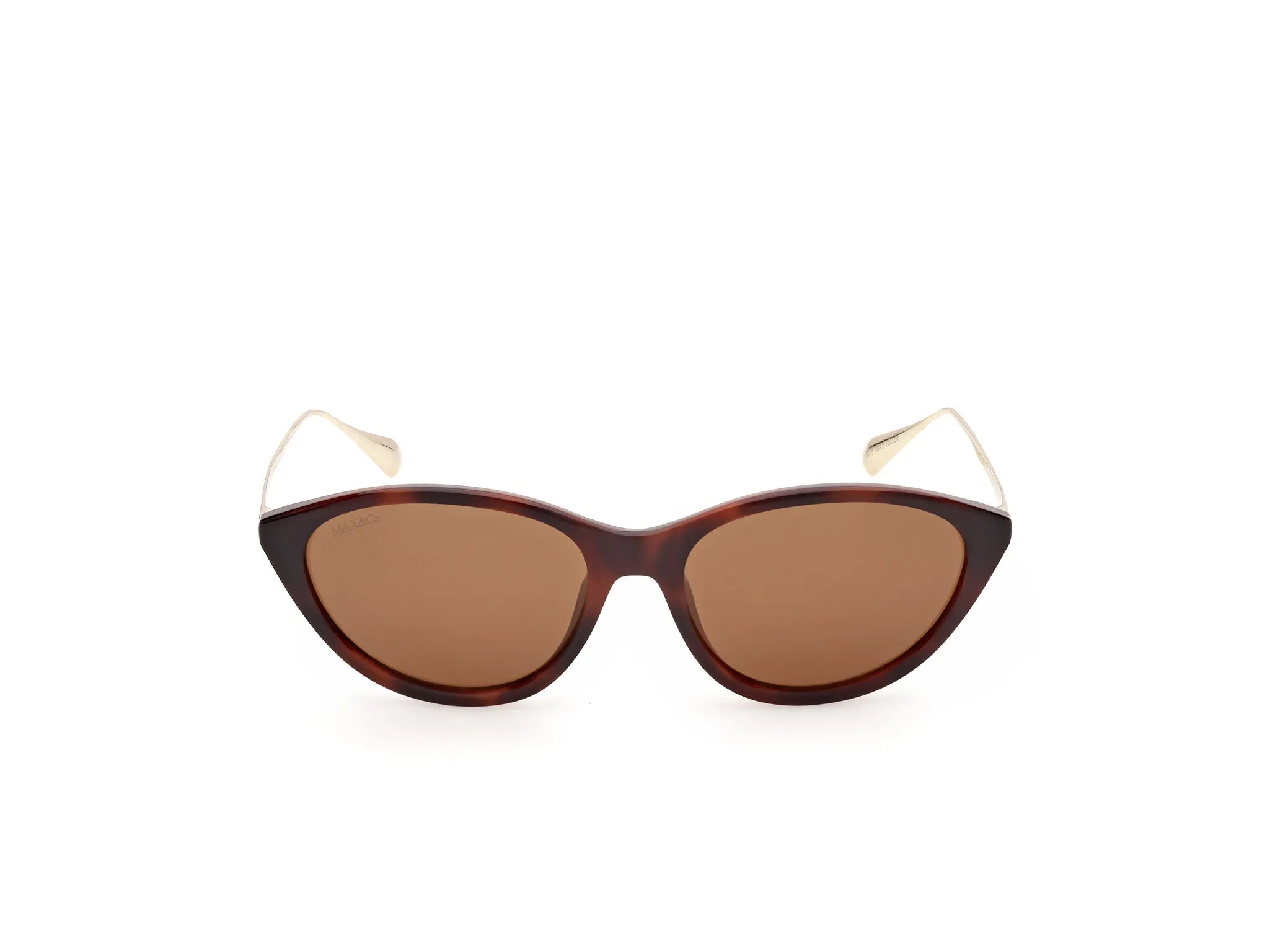MAX&Co MO0173 52E Occhiali da sole Iniettato Havana Marrone Maschera Normale - immagine 2
