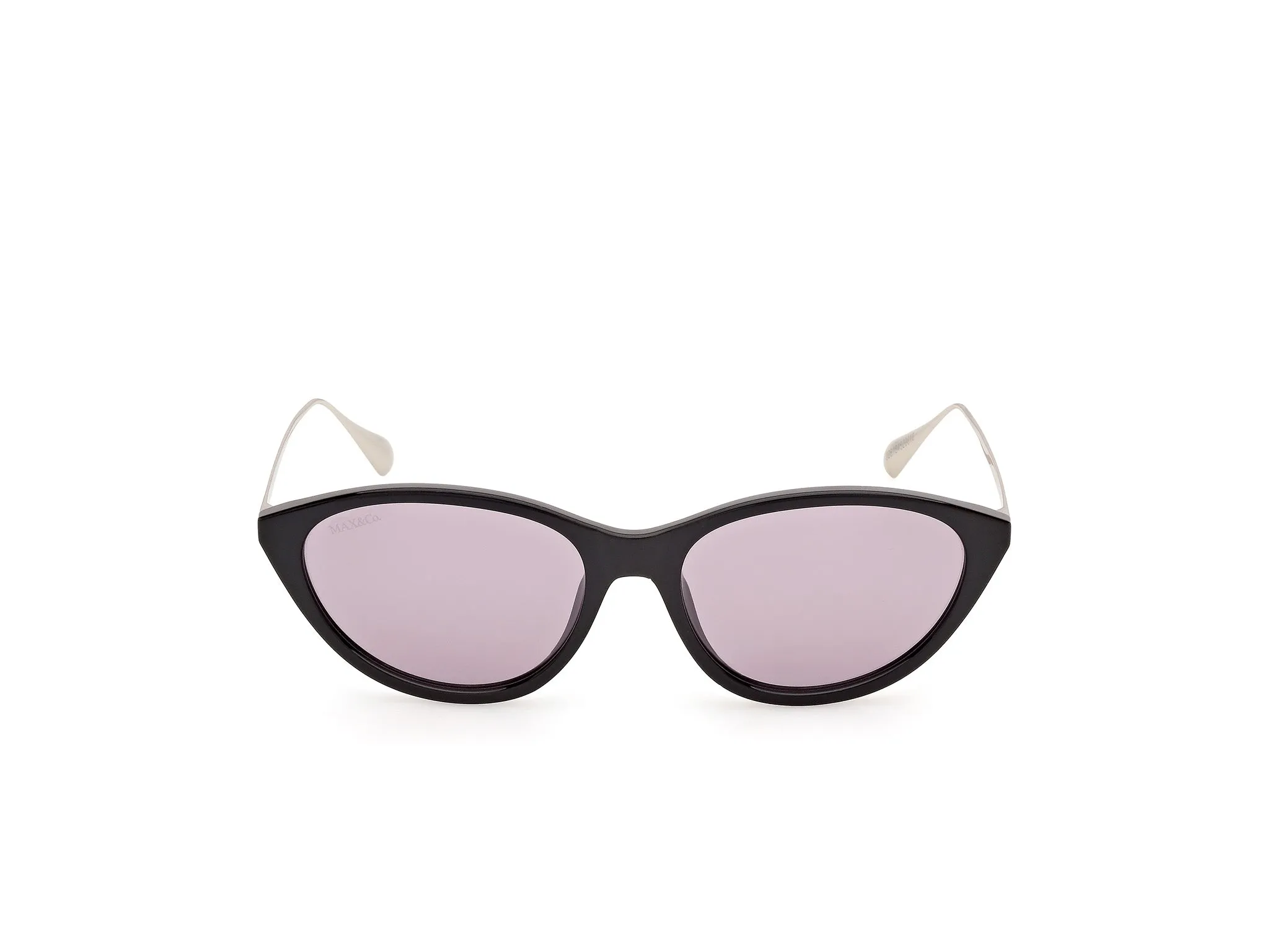 MAX&Co MO0173 01A Occhiali da sole Iniettato Nero Fumo Maschera Normale - immagine 2