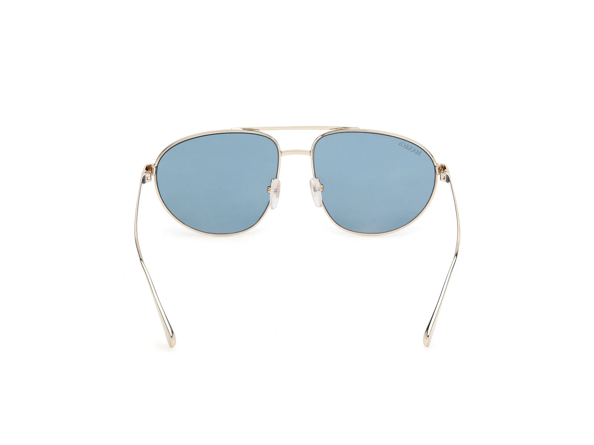 MAX&Co MO0172 32N Occhiali da sole Metallo Oro Verde Pilot Normale - immagine 4