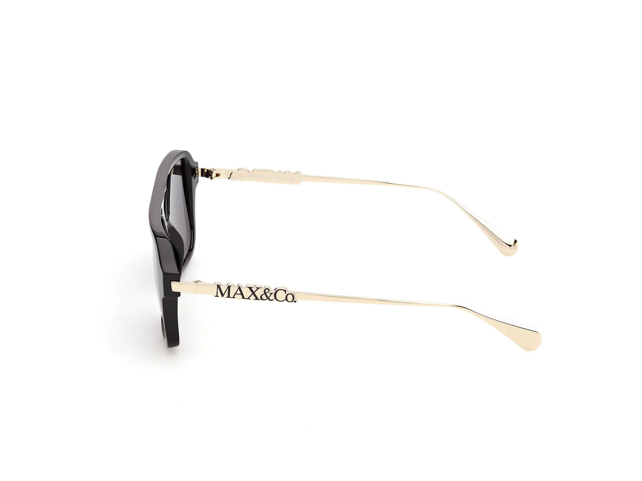 MAX&Co MO0171 52E Occhiali da sole Iniettato Havana Marrone Squadrata Normale - immagine 3