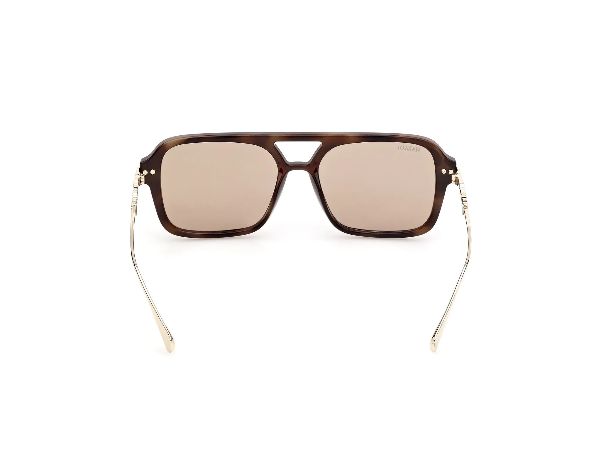 MAX&Co MO0171 01A Occhiali da sole Iniettato Nero Fumo Squadrata Normale - immagine 4