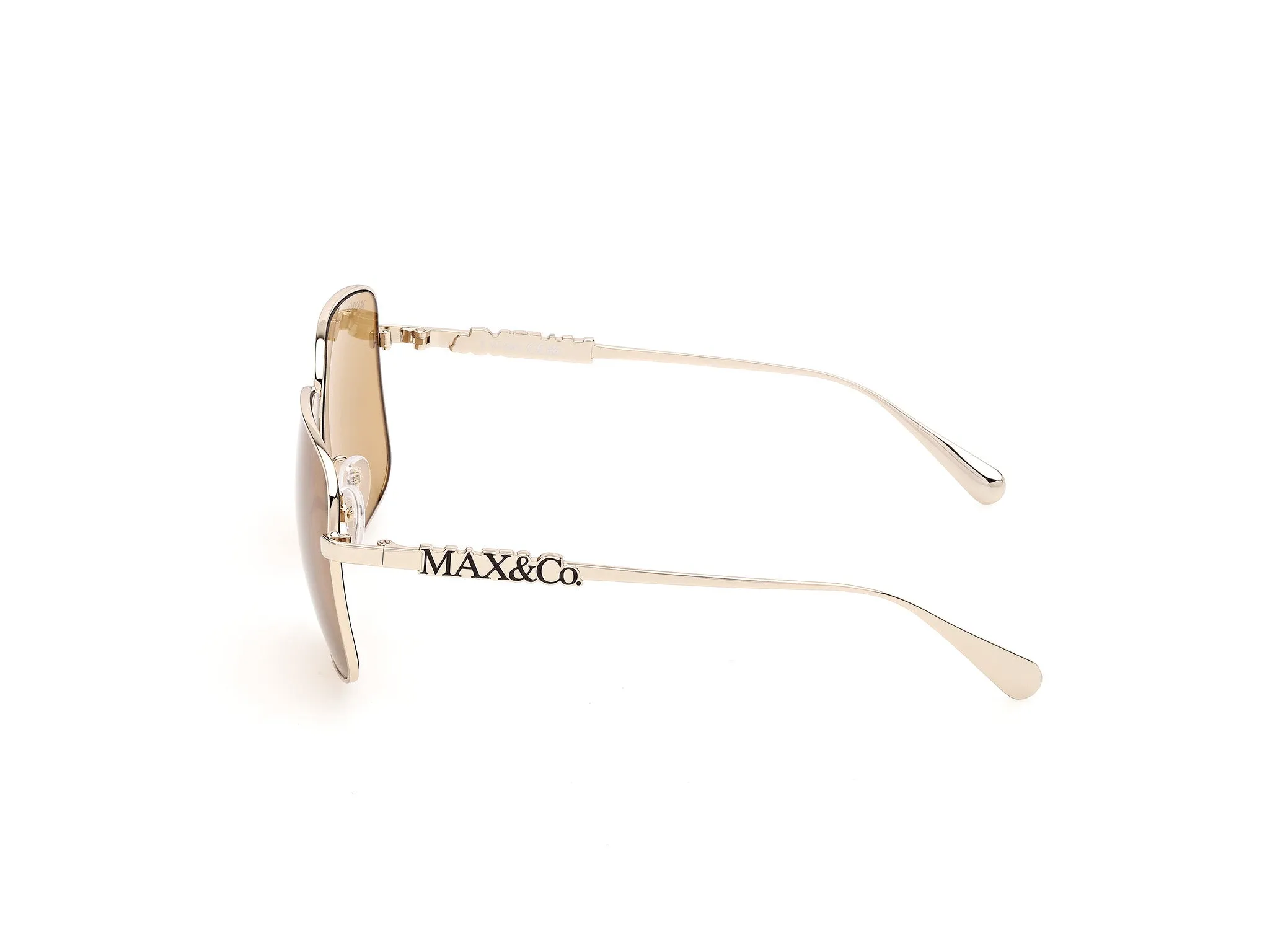 MAX&Co MO0170 32J Occhiali da sole Metallo Oro Giallo Squadrata Normale - immagine 3
