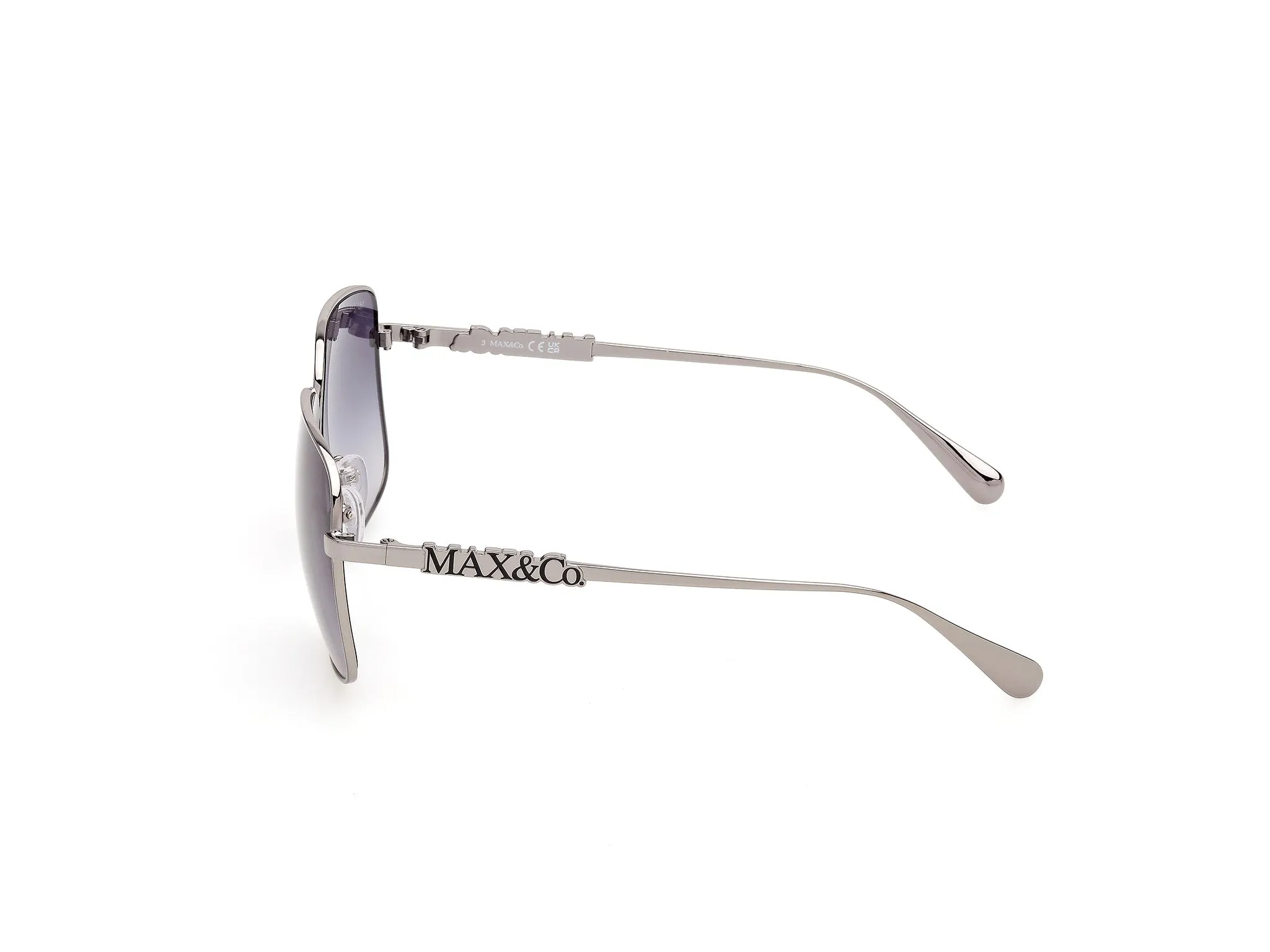 MAX&Co MO0170 14W Occhiali da sole Metallo Grigio Blu Squadrata Normale - immagine 3