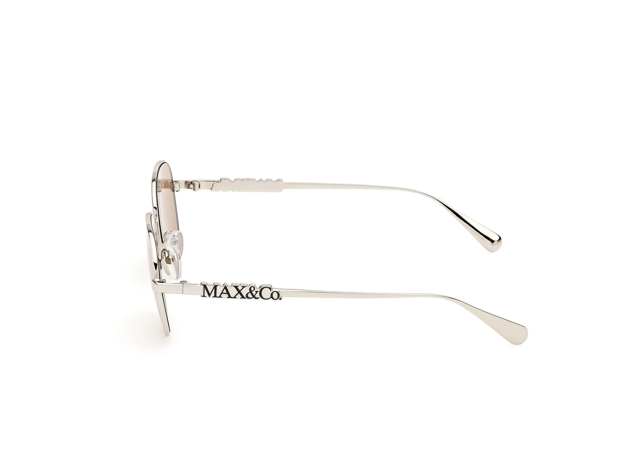 MAX&Co MO0169 59G Occhiali da sole Metallo Beige Marrone Squadrata Normale - immagine 3