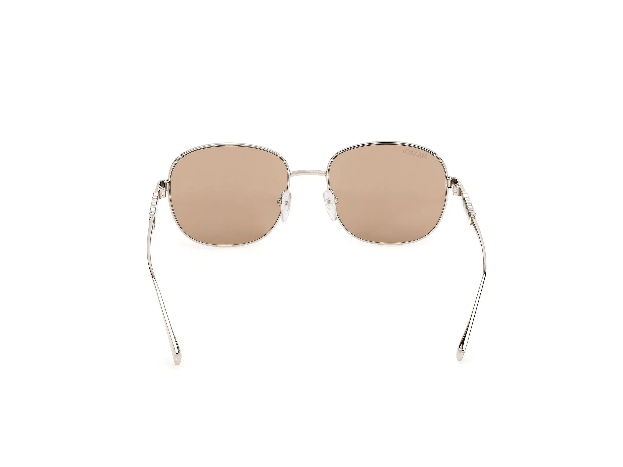 MAX&Co MO0169 59G Occhiali da sole Metallo Beige Marrone Squadrata Normale - immagine 4