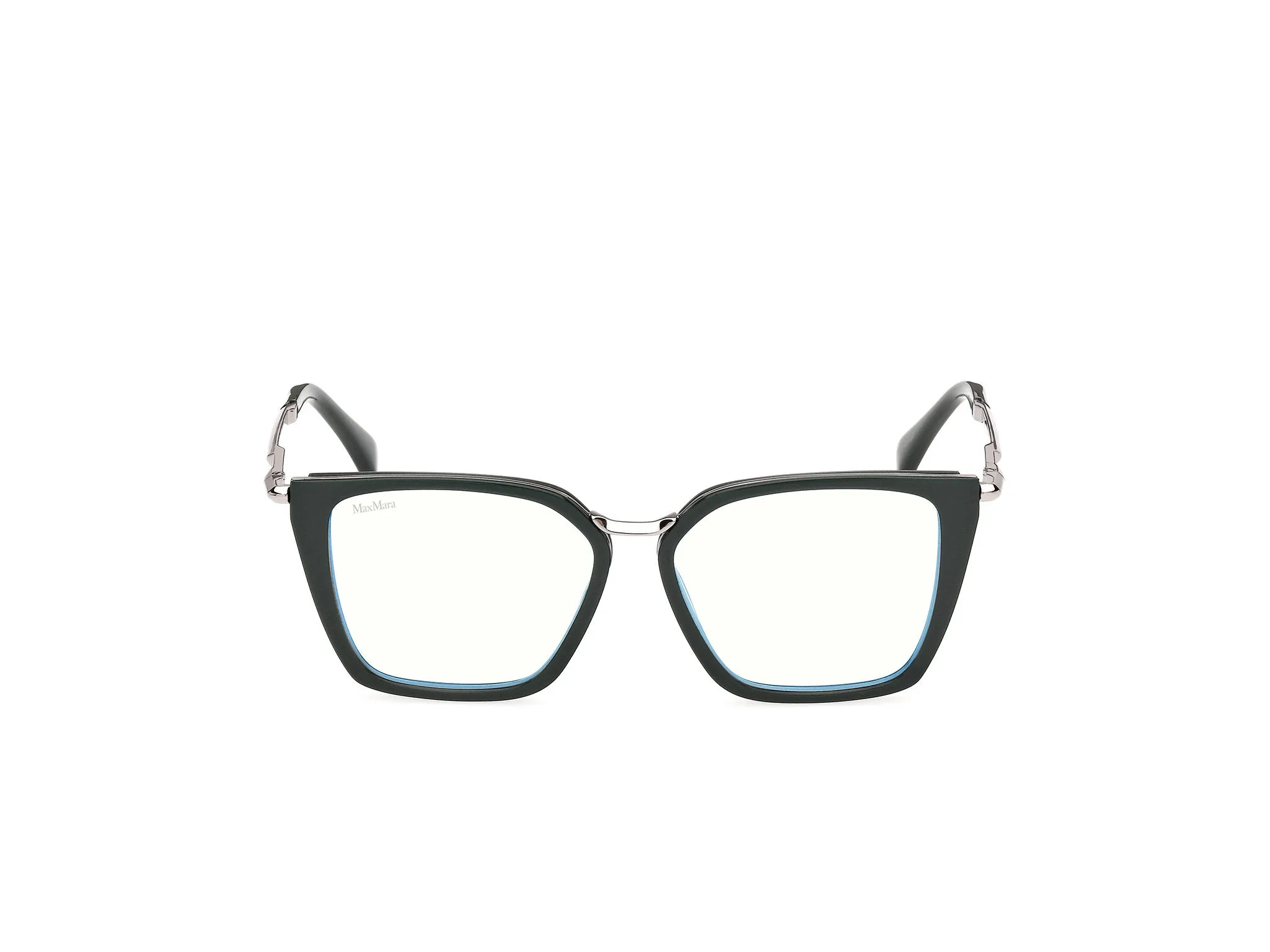Max Mara MM5151-B 90 Montature da vista Acetato Verde Cat Eye Normale - immagine 2