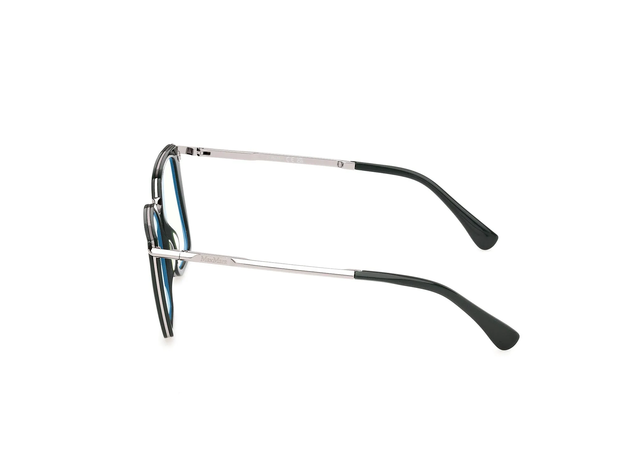 Max Mara MM5151-B 90 Montature da vista Acetato Verde Cat Eye Normale - immagine 3