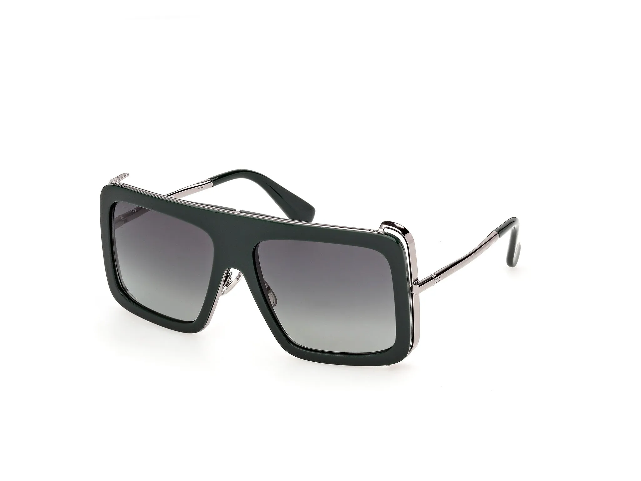 Max Mara MM0119 JEAN 90P Occhiali da sole Acetato Verde Verde Squadrata Normale - immagine 1