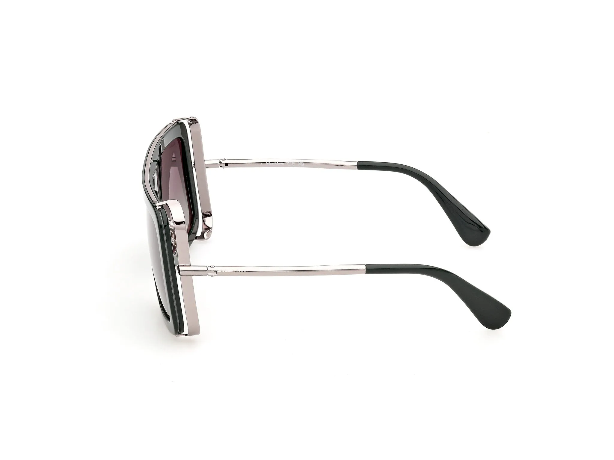 Max Mara MM0119 JEAN 90P Occhiali da sole Acetato Verde Verde Squadrata Normale - immagine 3