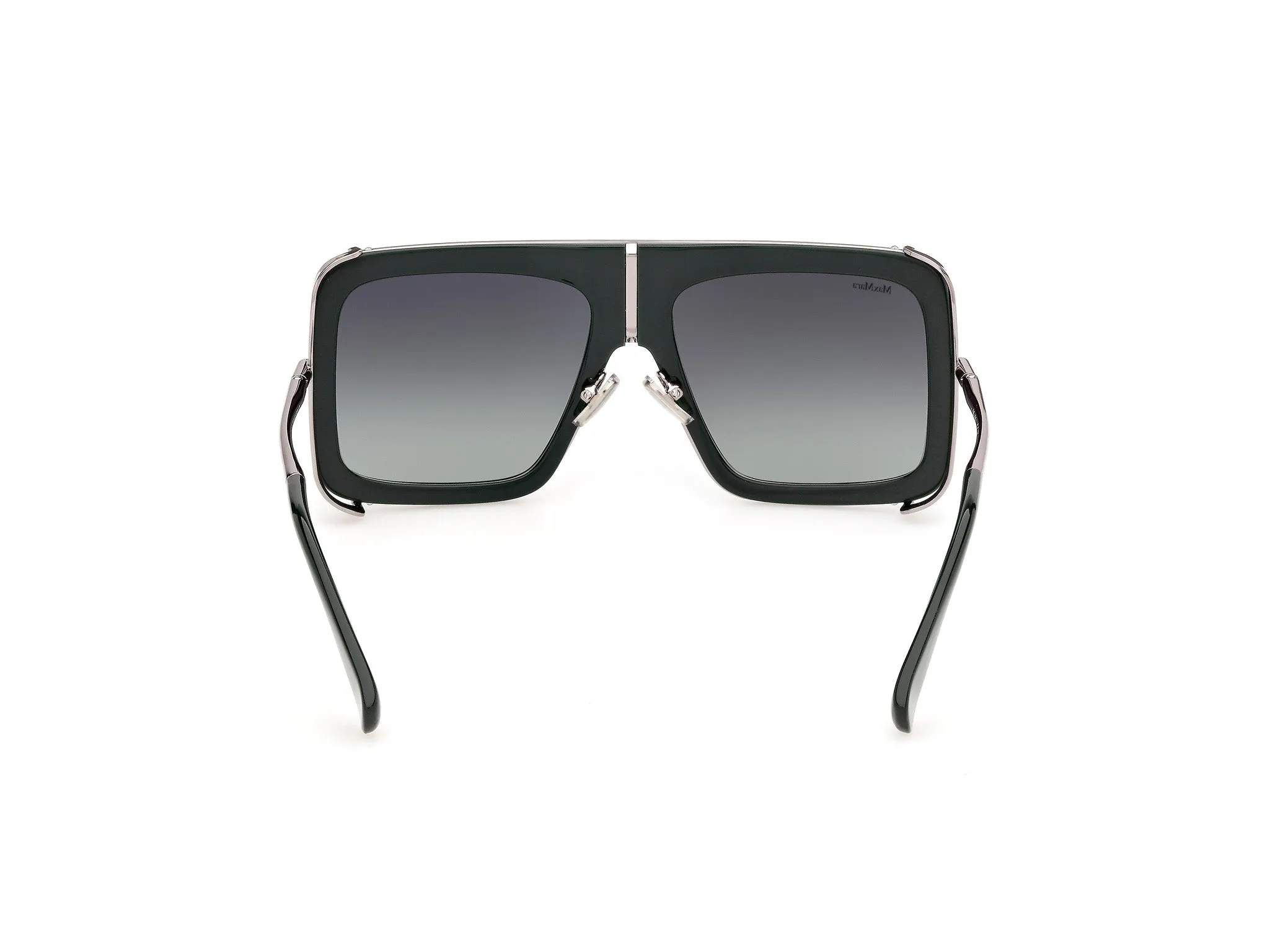 Max Mara MM0119 JEAN 90P Occhiali da sole Acetato Verde Verde Squadrata Normale - immagine 4