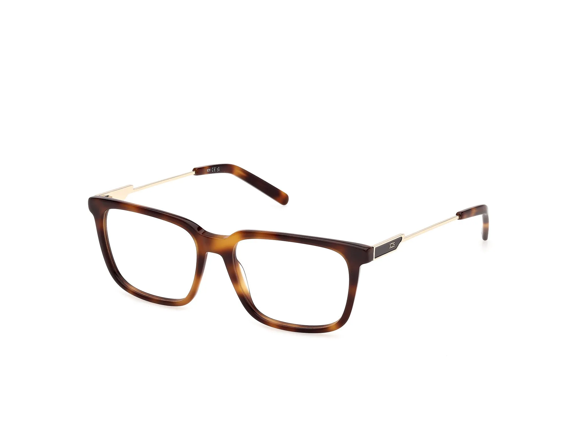 GCDS GD5061 52 Montature da vista Acetato Havana Squadrata Normale - immagine 1