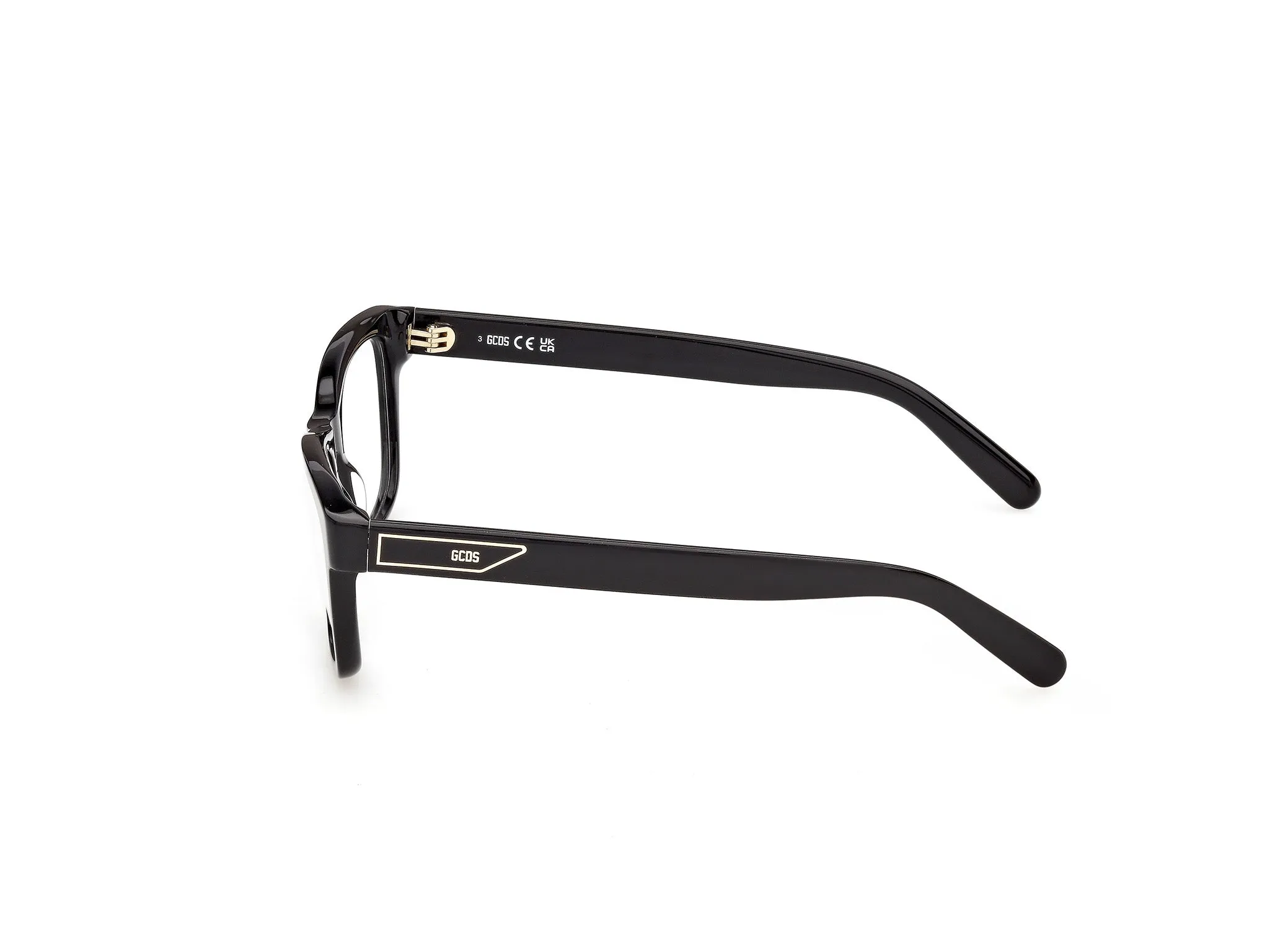 GCDS GD5060 1 Montature da vista Acetato Nero Geometrica Normale - immagine 3