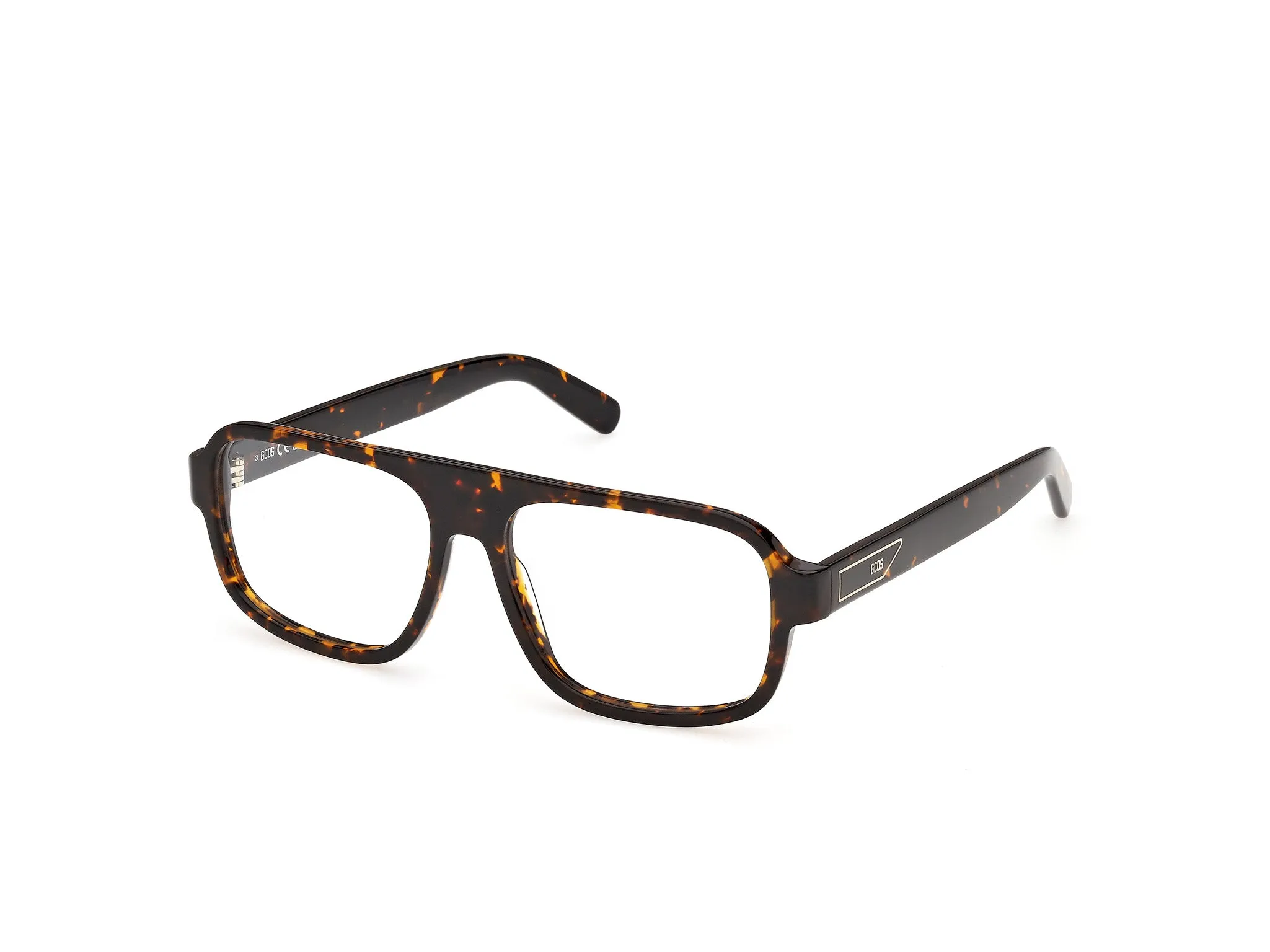 GCDS GD5059 52 Montature da vista Acetato Havana Geometrica Normale - immagine 1
