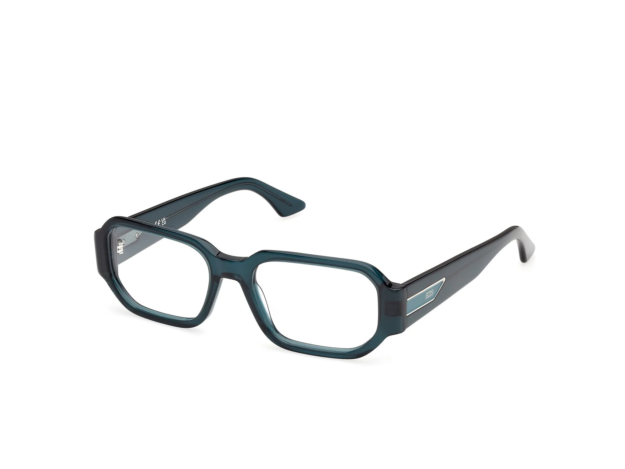GCDS GD5058 87 Montature da vista Acetato Turchese Geometrica Normale - immagine 1