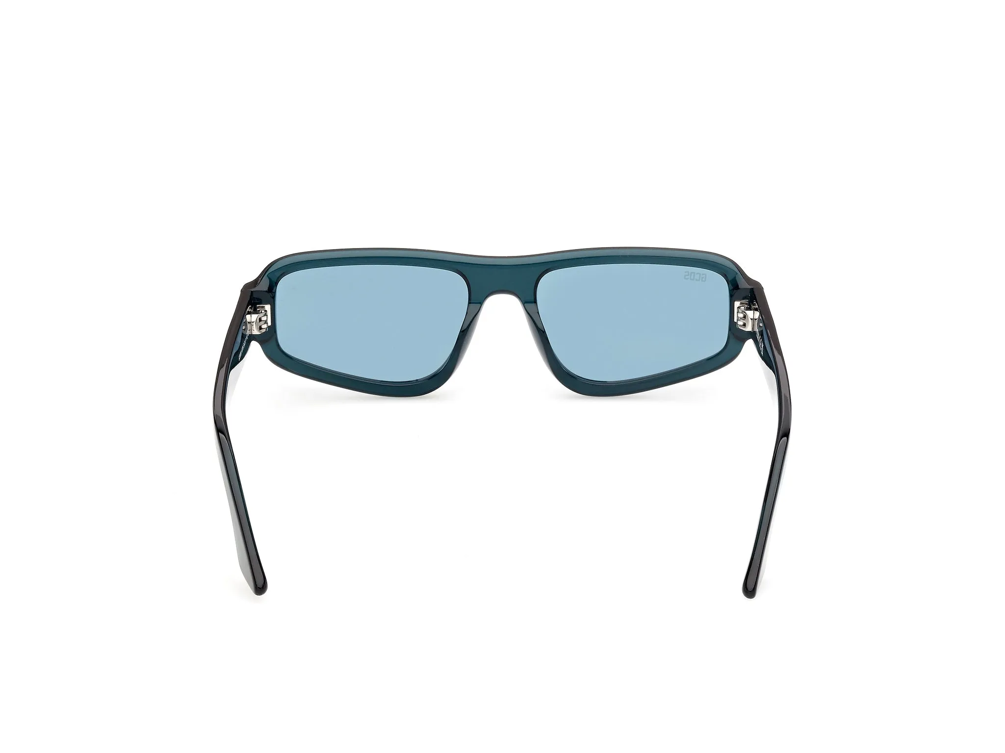 GCDS GD0081 87N Occhiali da sole Acetato Turchese Verde Squadrata Normale - immagine 4
