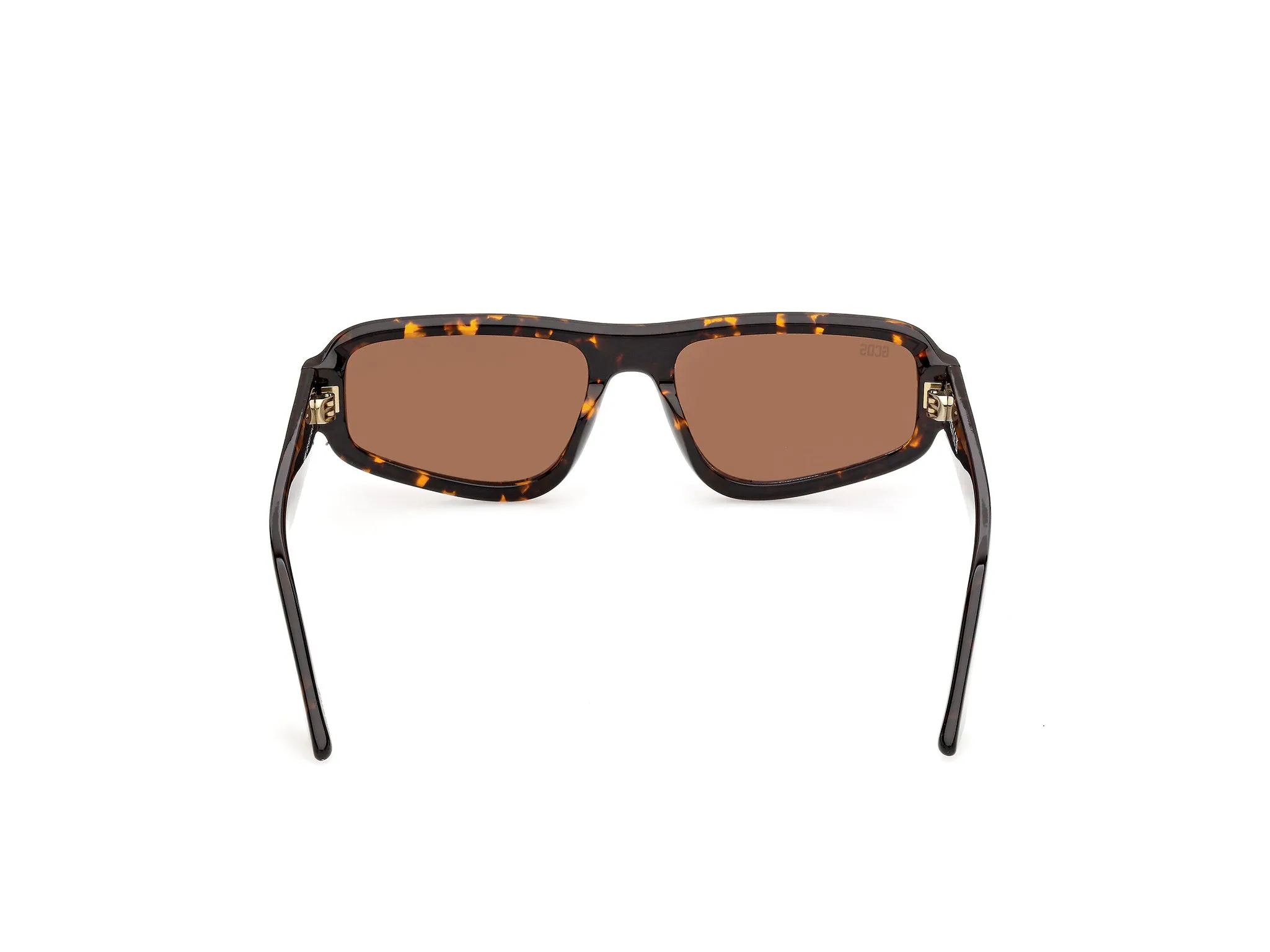 GCDS GD0081 52E Occhiali da sole Acetato Havana Marrone Squadrata Normale - immagine 4