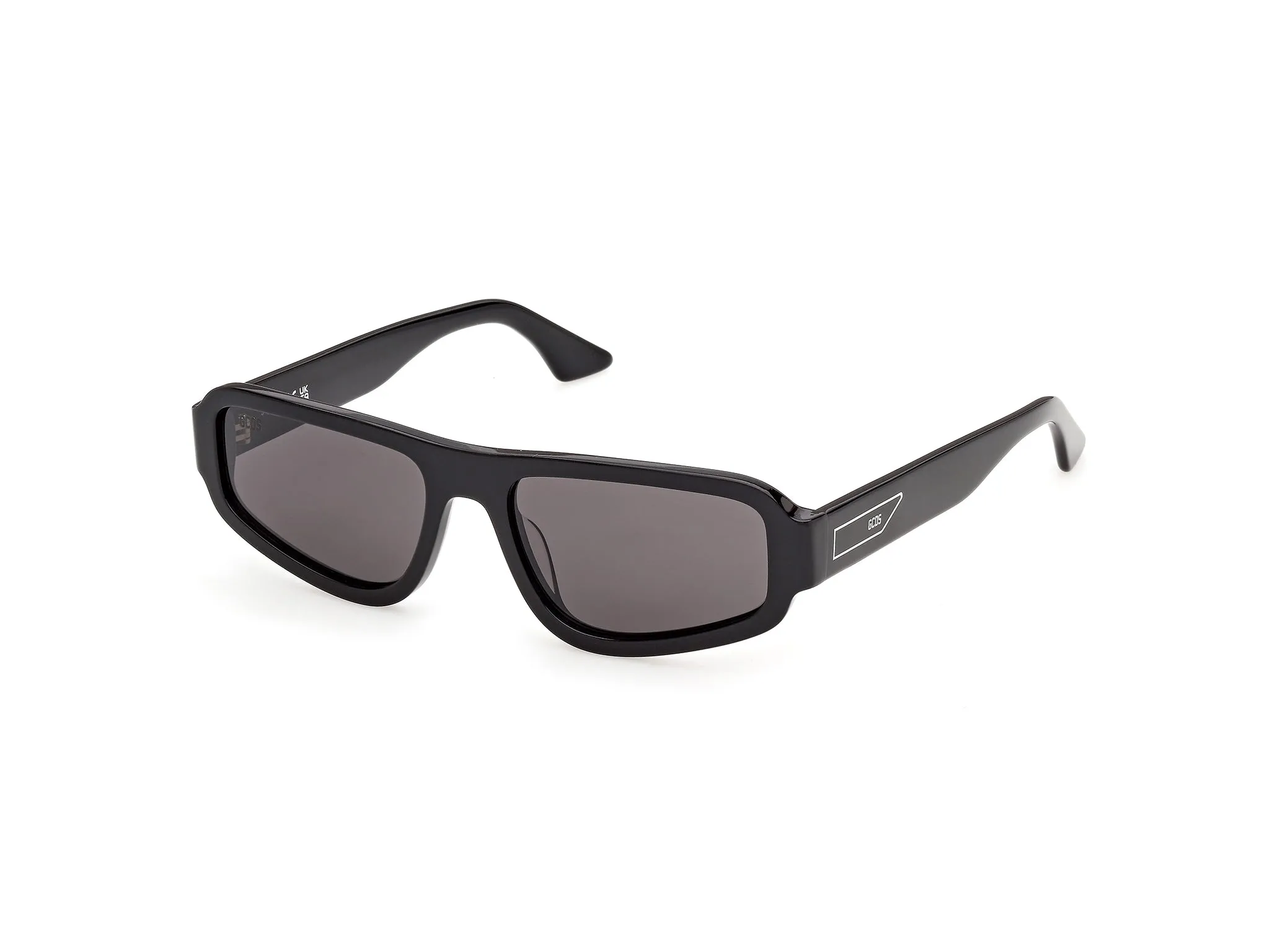 GCDS GD0081 01A Occhiali da sole Acetato Nero Fumo Squadrata Normale - immagine 1