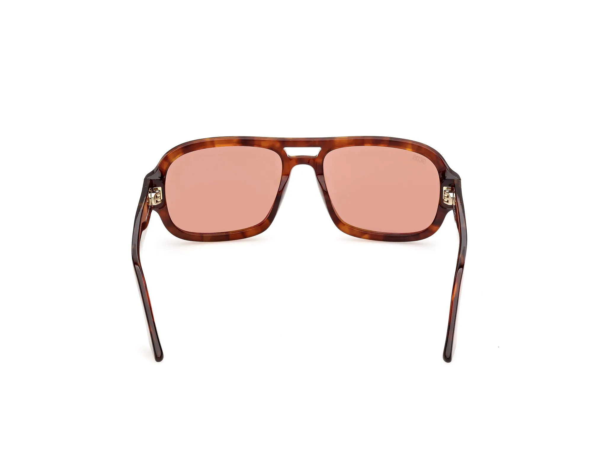 GCDS GD0080 54E Occhiali da sole Acetato Havana Marrone Geometrica Normale - immagine 4