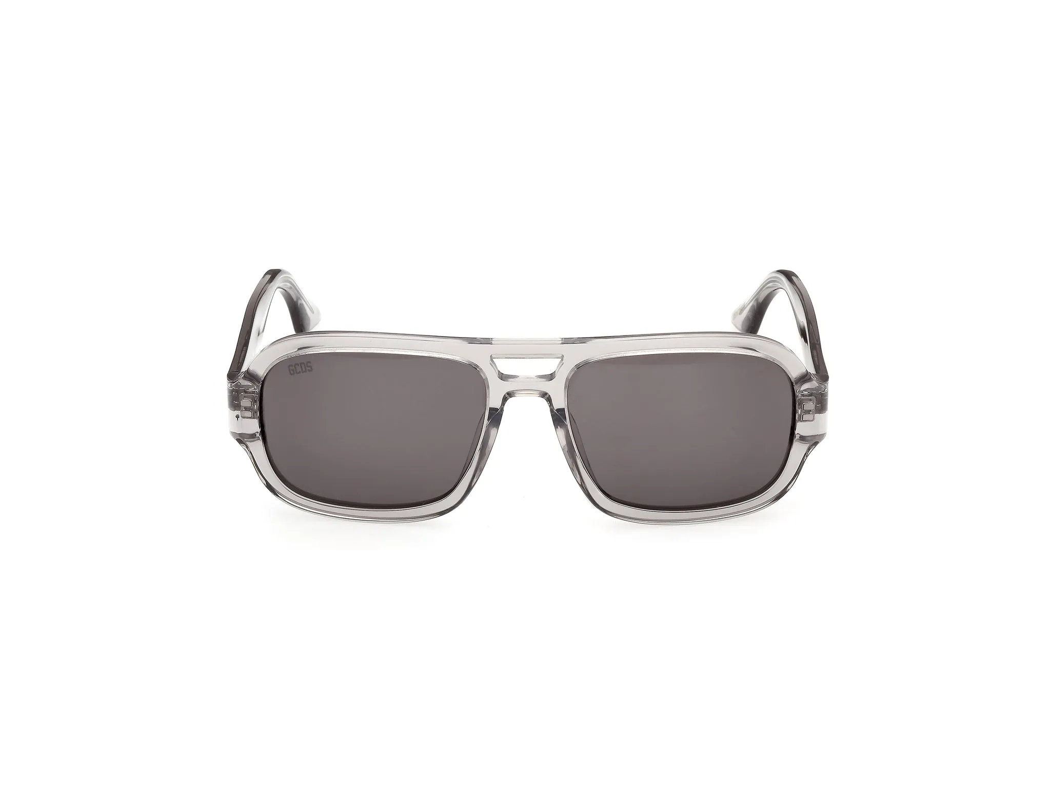 GCDS GD0080 20A Occhiali da sole Acetato Grigio Fumo Geometrica Normale - immagine 2