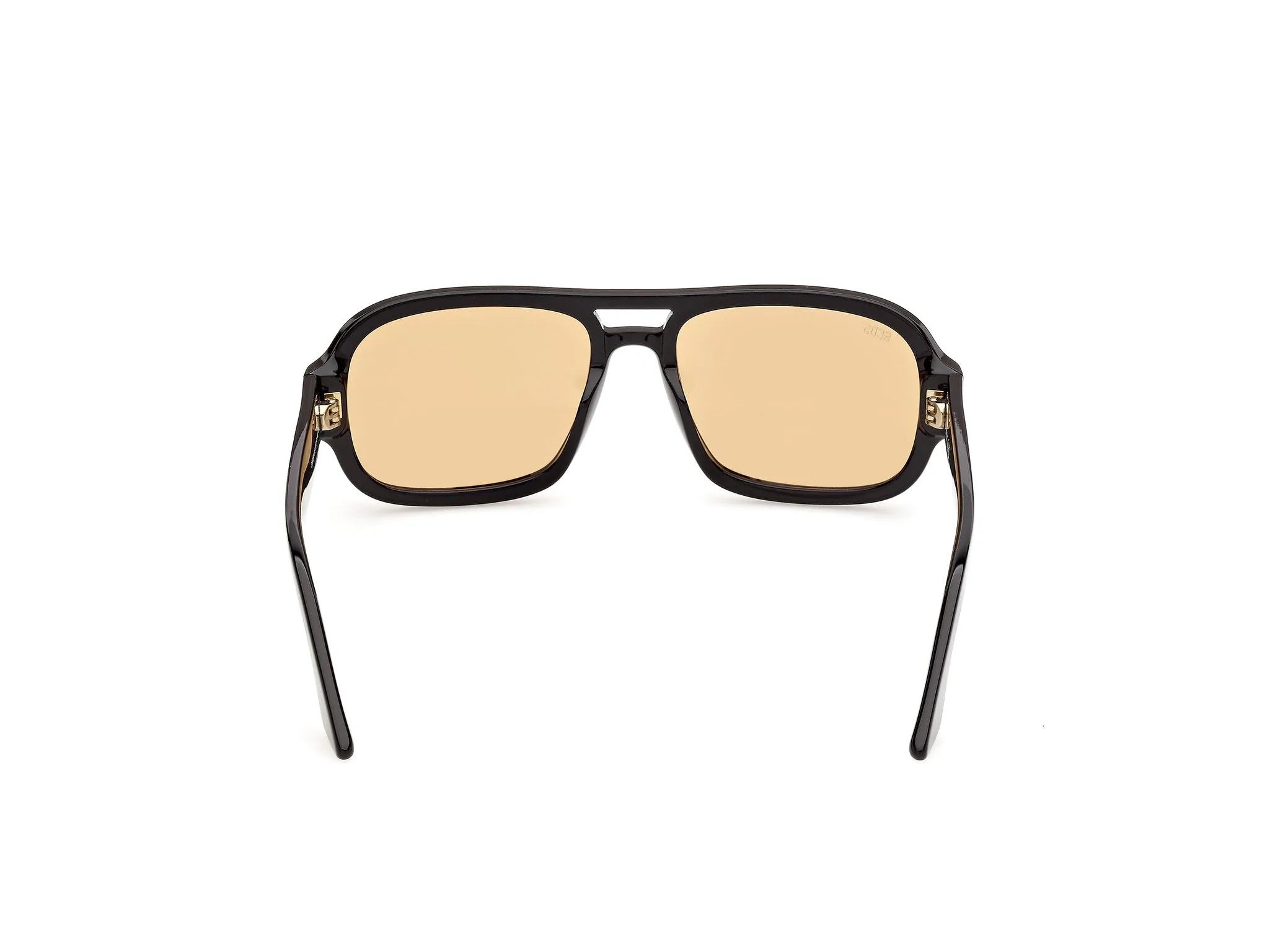 GCDS GD0080 01J Occhiali da sole Acetato Nero Fumo Geometrica Normale - immagine 4