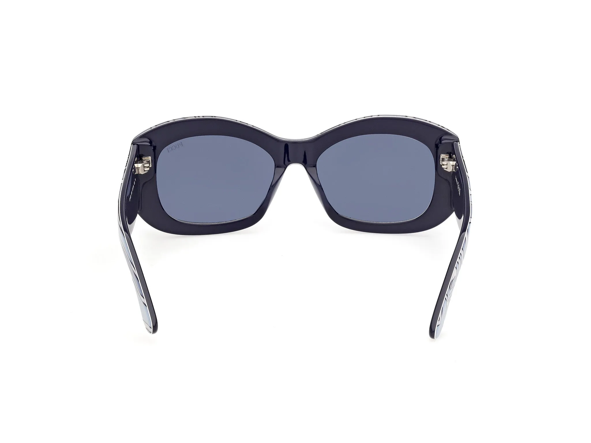 Emilio Pucci EP0263 99V Occhiali da sole Acetato Multi-colore Blu Squadrata Normale - immagine 4