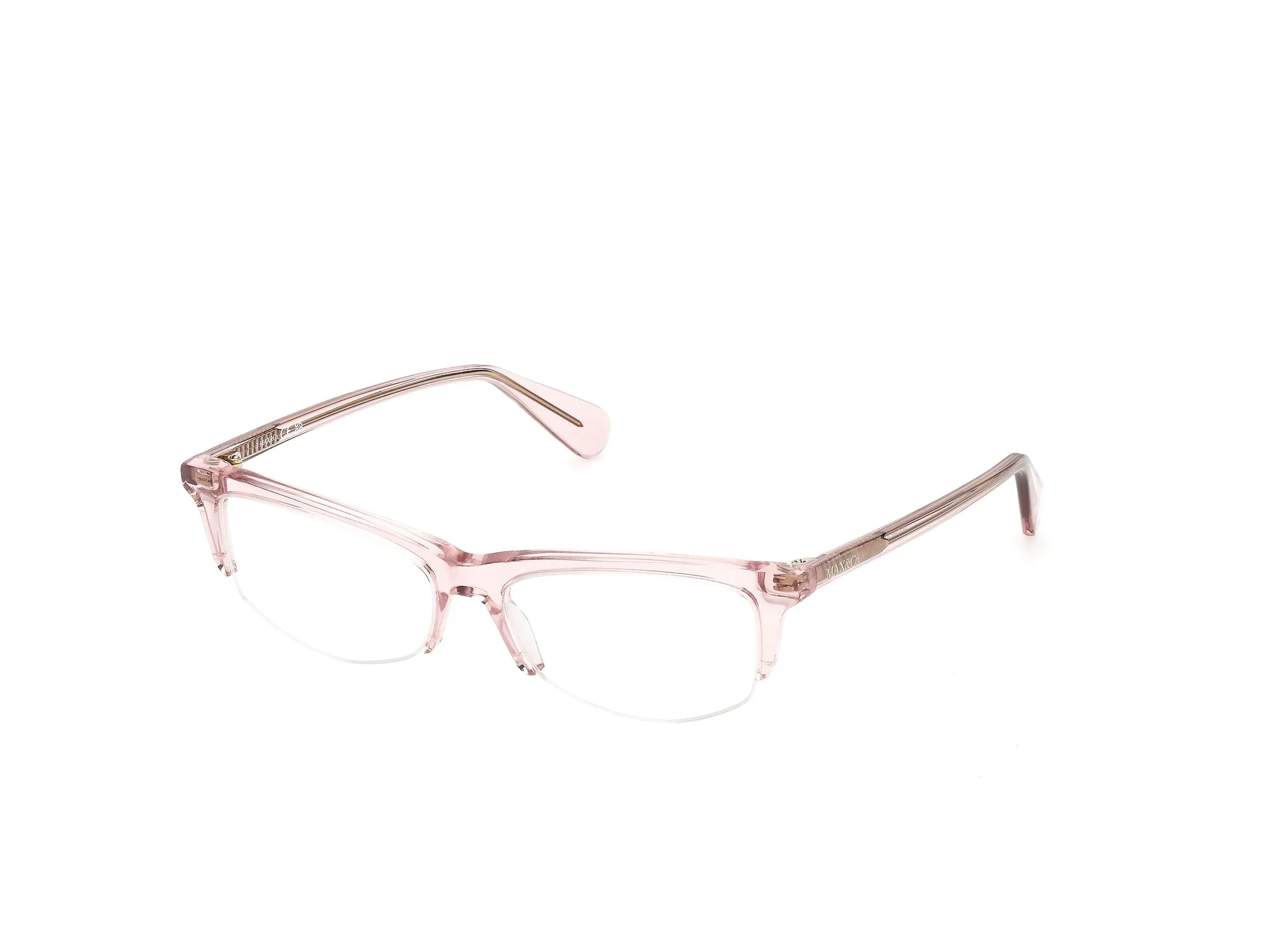 MAX&Co MO5240 72 Montature da vista Acetato Rosa Squadrata Normale - immagine 1