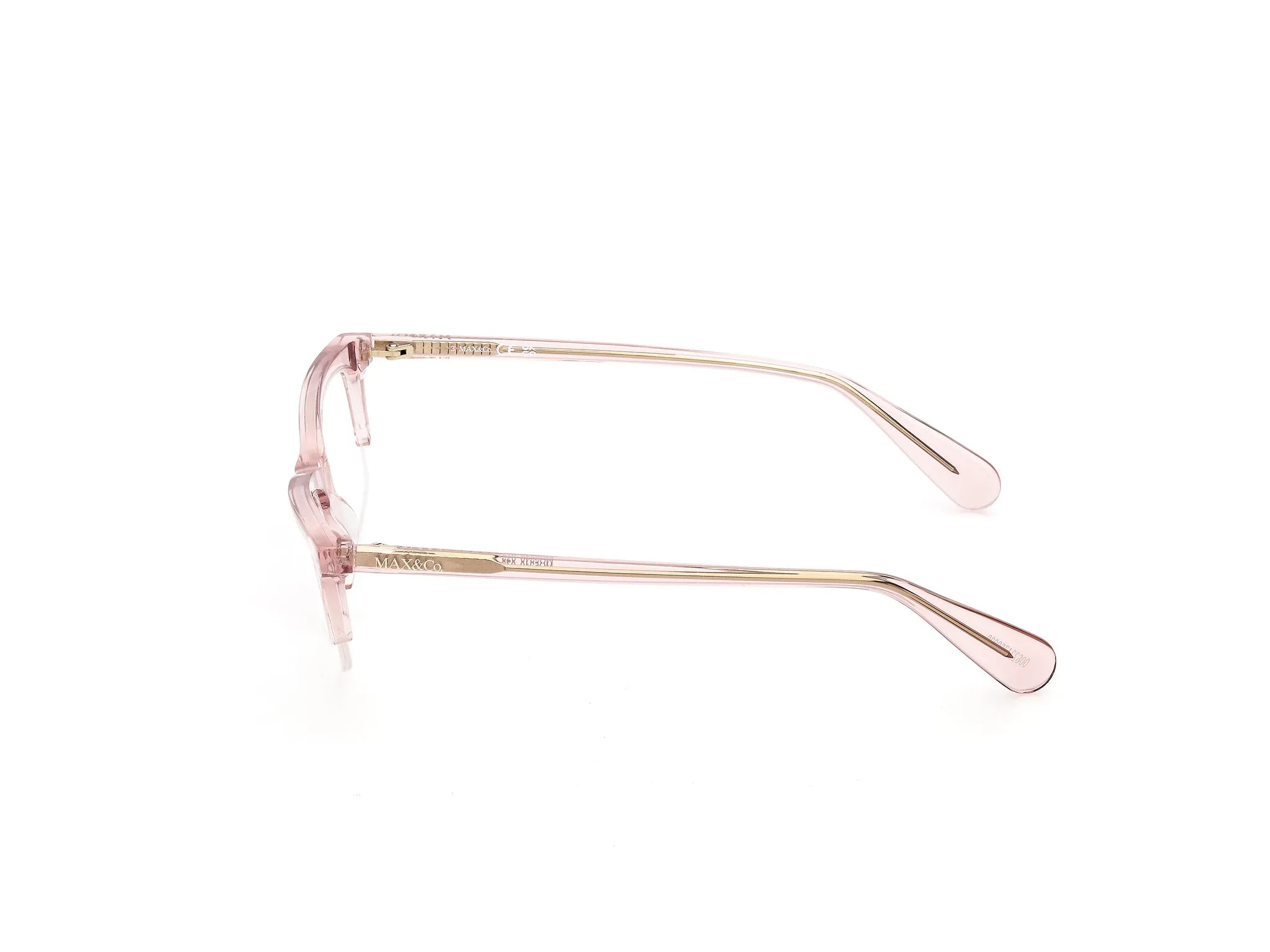 MAX&Co MO5240 72 Montature da vista Acetato Rosa Squadrata Normale - immagine 3