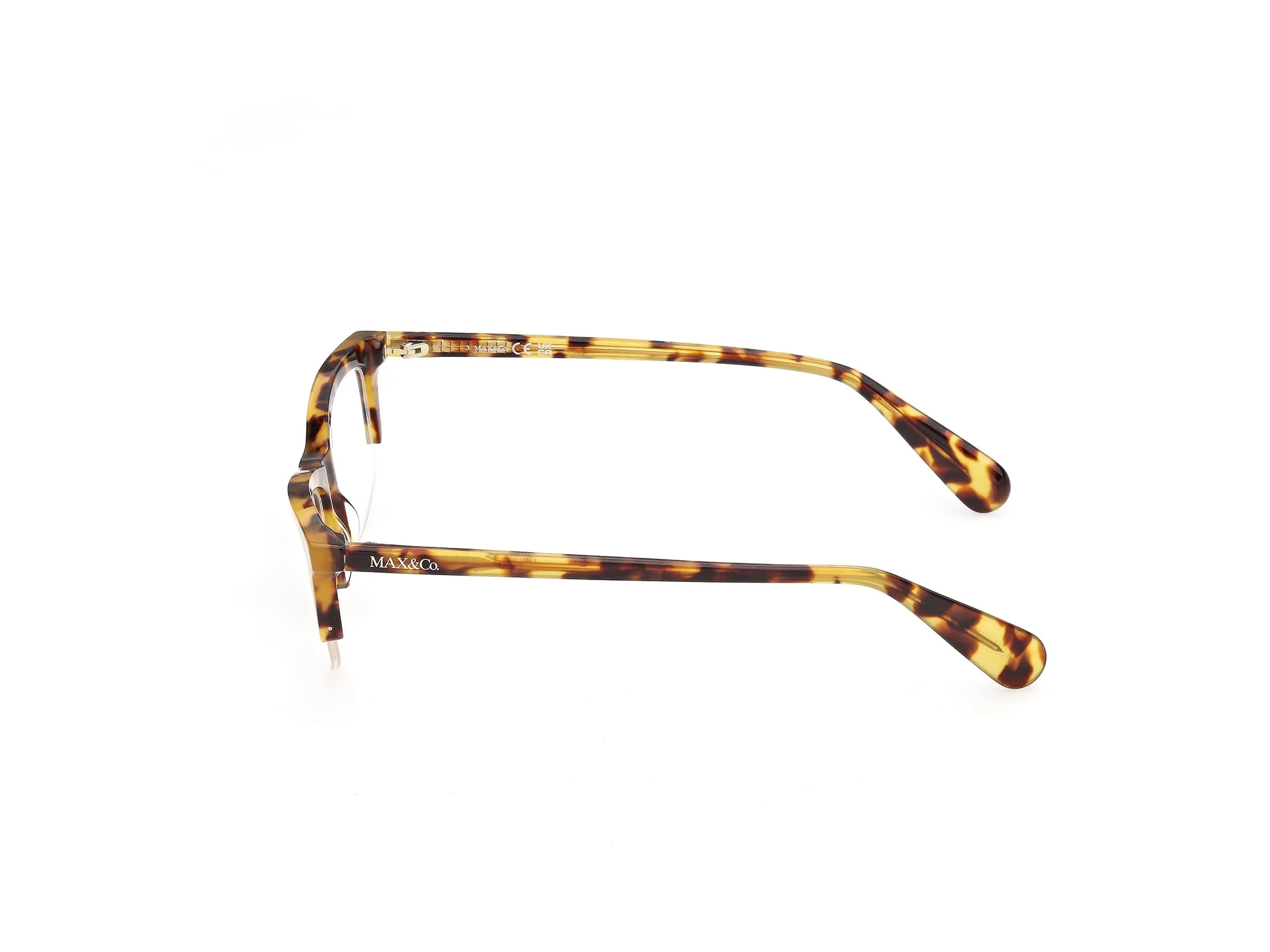 MAX&Co MO5240 53 Montature da vista Acetato Havana Squadrata Normale - immagine 3