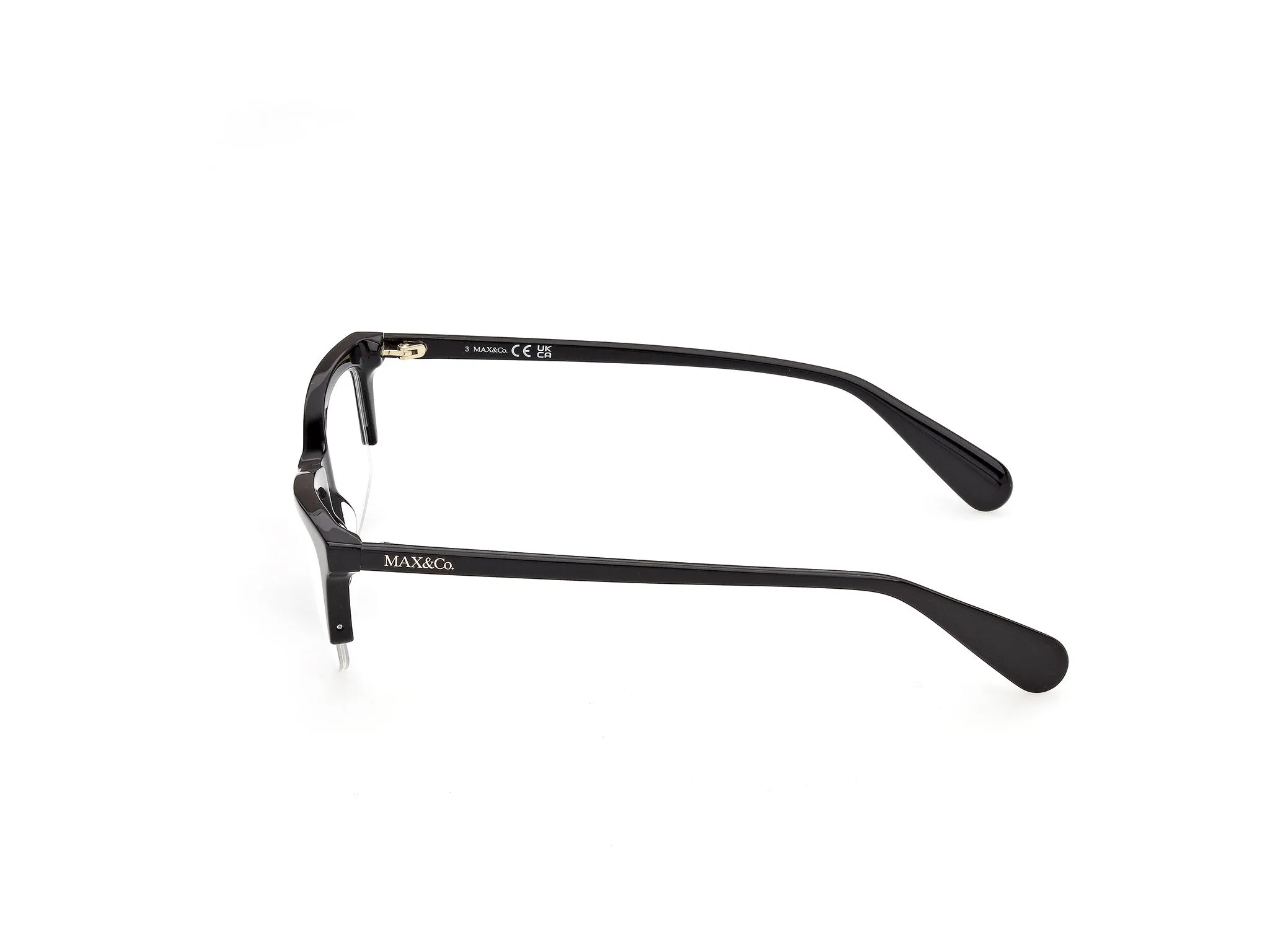 MAX&Co MO5240 1 Montature da vista Acetato Nero Squadrata Normale - immagine 3