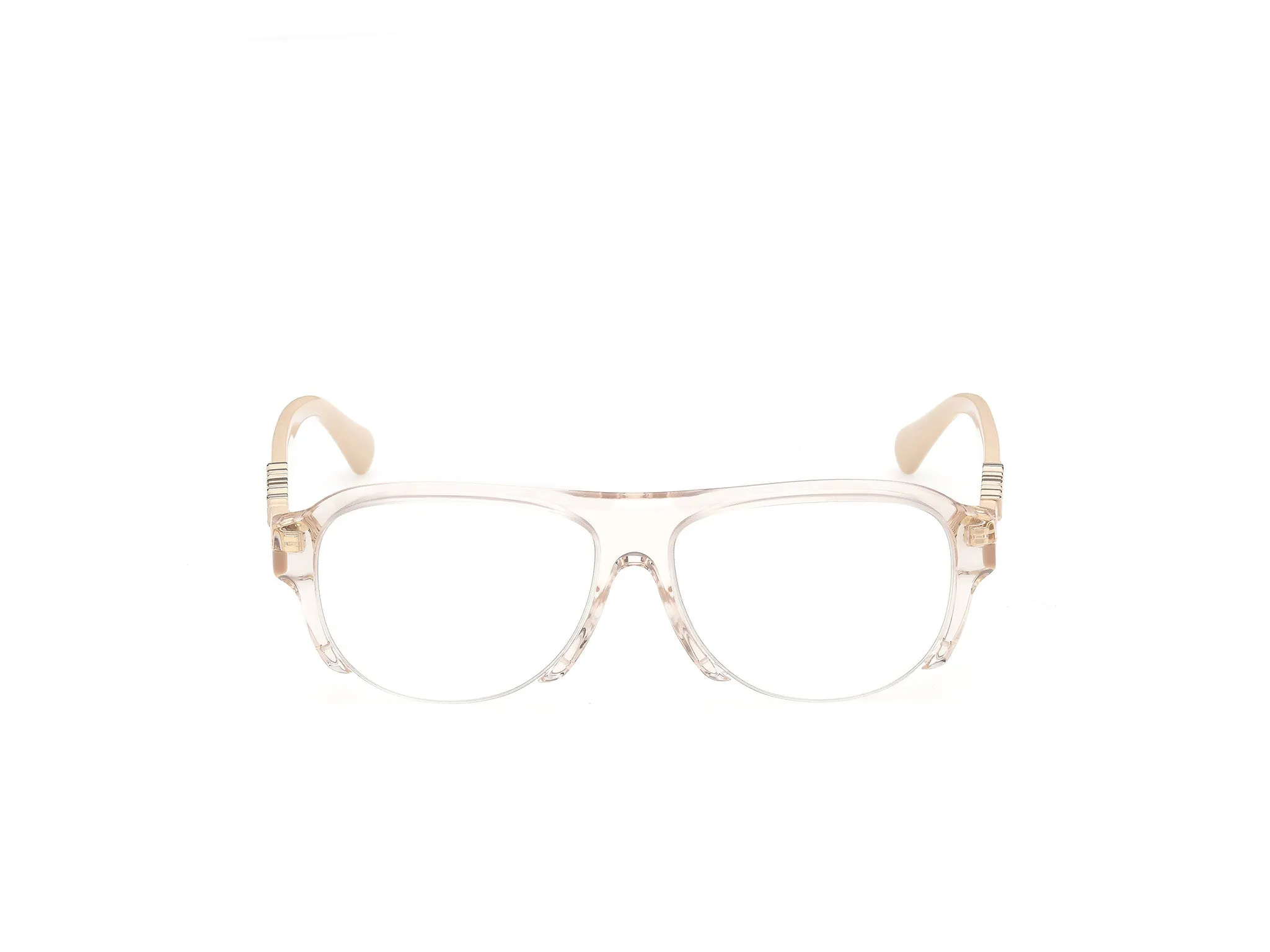 MAX&Co MO5231 57 Montature da vista Acetato Beige Pilot Normale - immagine 2