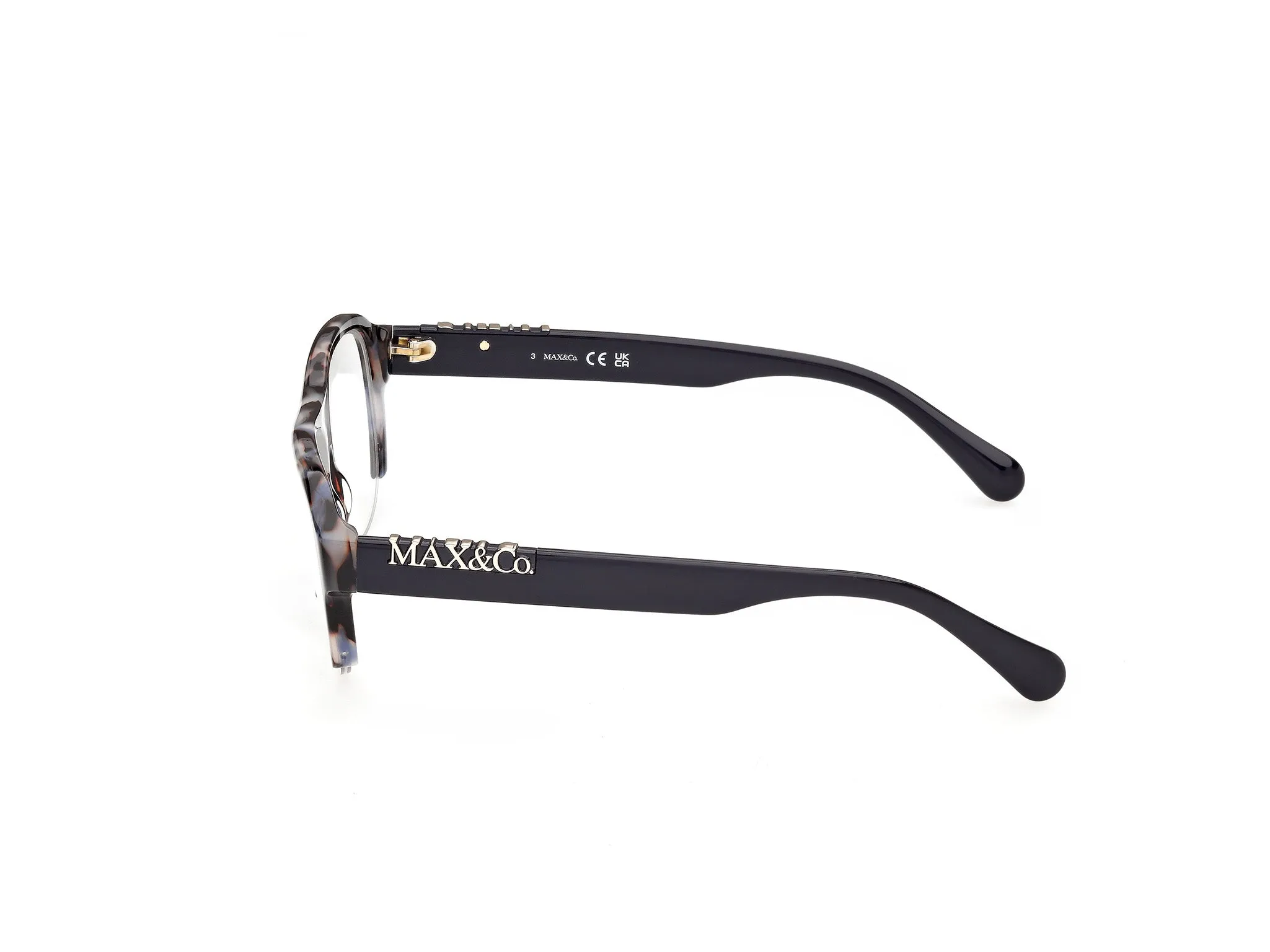 MAX&Co MO5231 55 Montature da vista Acetato Havana Pilot Normale - immagine 3