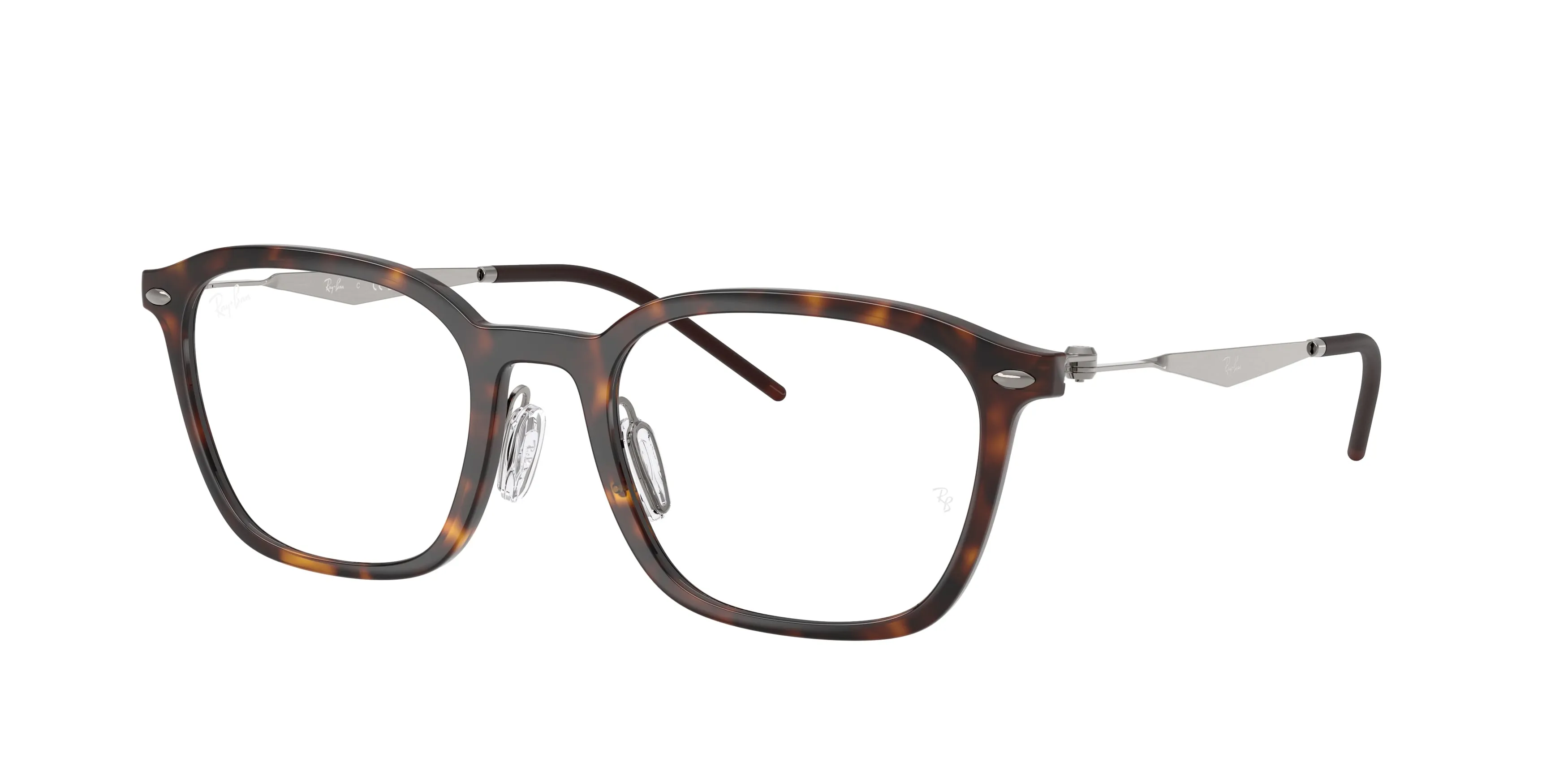 Ray - Ban RX7555 2012 Montature da vista Acetato Tartaruga Squadrata Normale - immagine 1