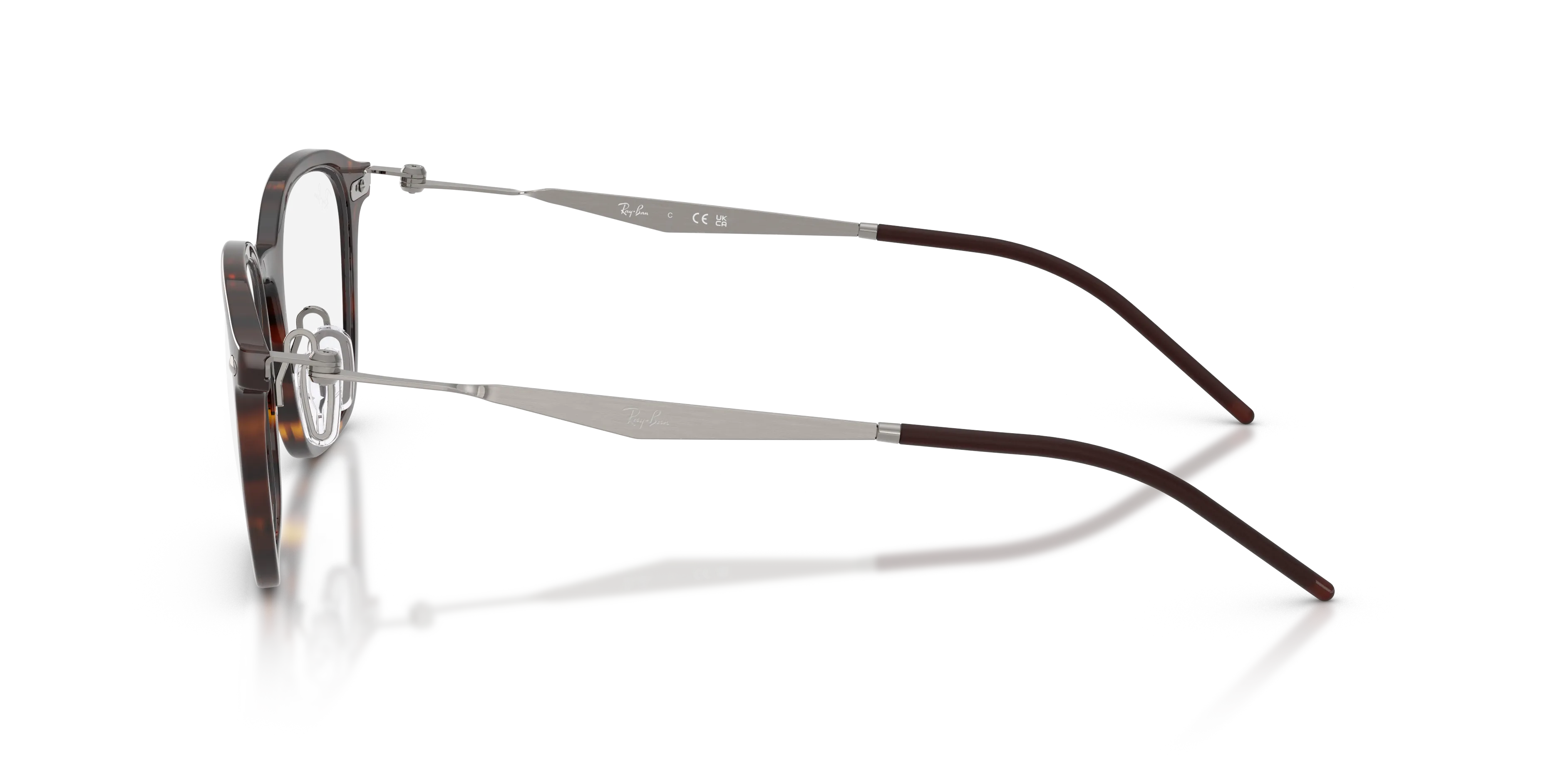 Ray - Ban RX7555 2012 Montature da vista Acetato Tartaruga Squadrata Normale - immagine 4
