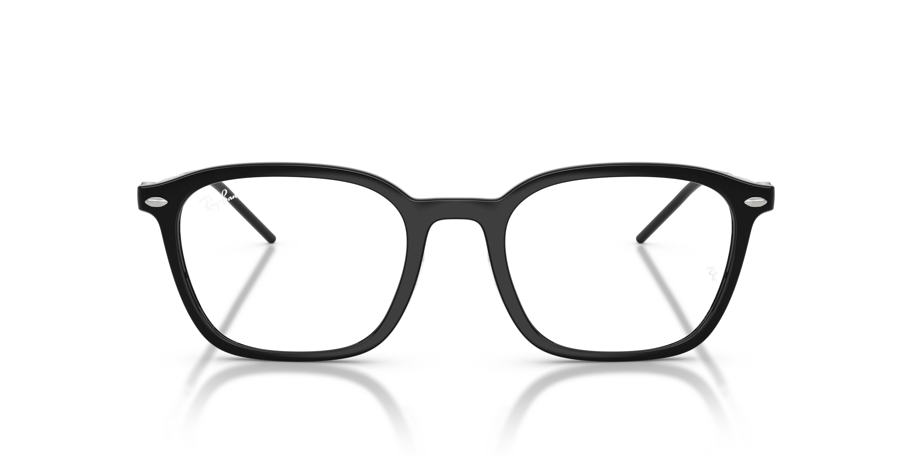 Ray - Ban RX7555 2000 Montature da vista Acetato Nero Squadrata Normale - immagine 3