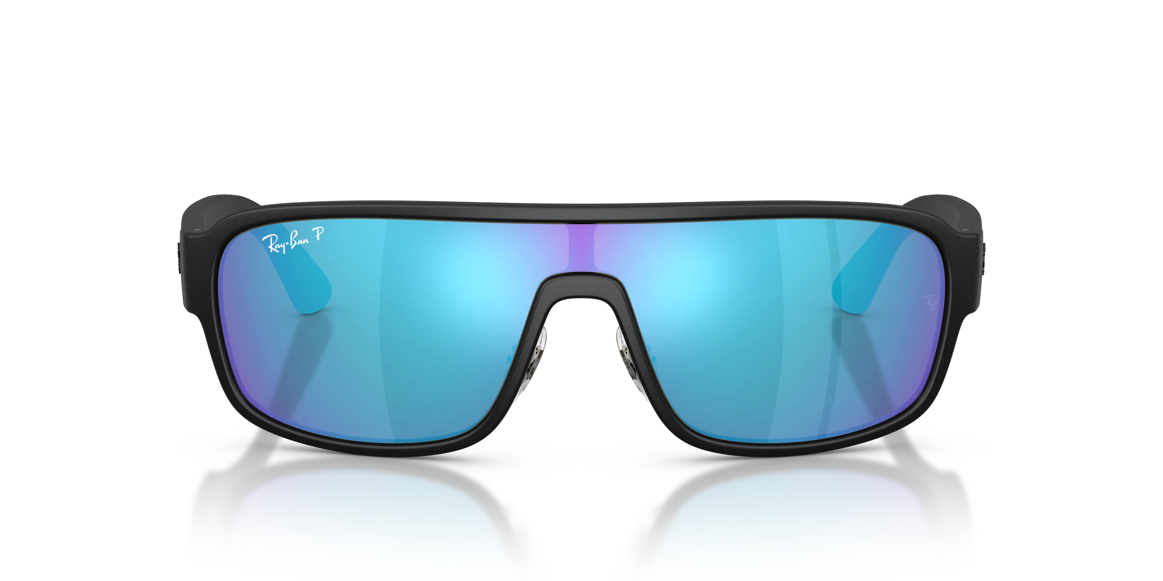 Ray - Ban RB2233 901SA1 Occhiali da sole Acetato Nero Squadrata Polarizzata - immagine 3