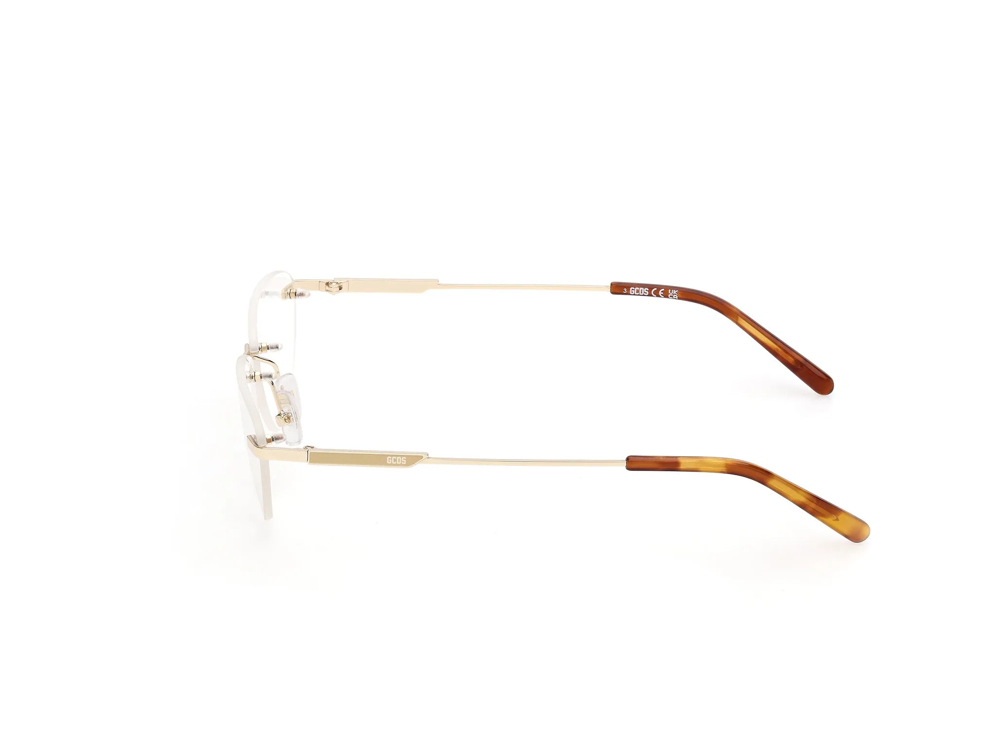 GCDS GD5063 32 Montature da vista Metallo Oro Cat Eye Normale - immagine 3