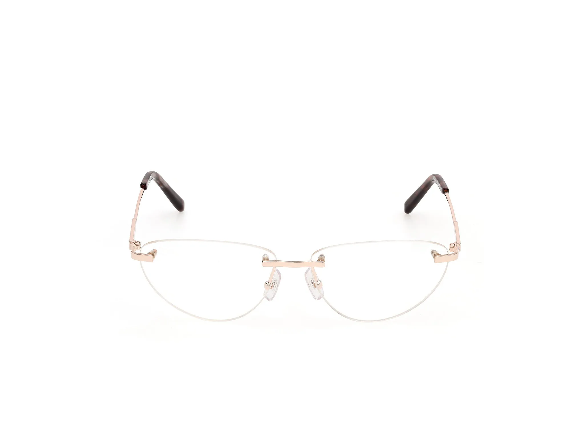 GCDS GD5063 28 Montature da vista Metallo Oro Cat Eye Normale - immagine 2