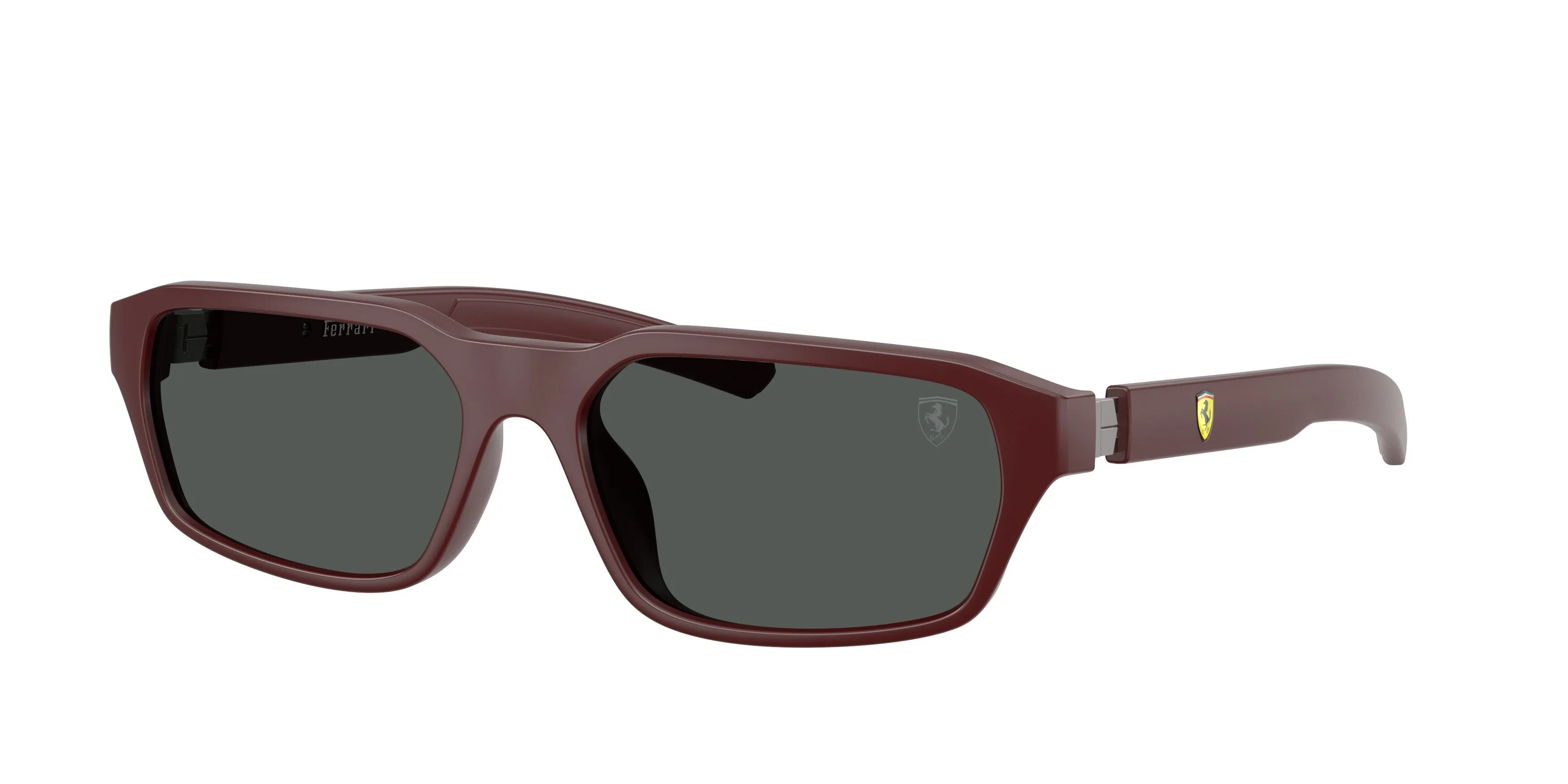 Ferrari Scuderia FZ6032D 530/1Y Occhiali da sole Iniettato Bordeaux Grigio Pillow Normale - immagine 1