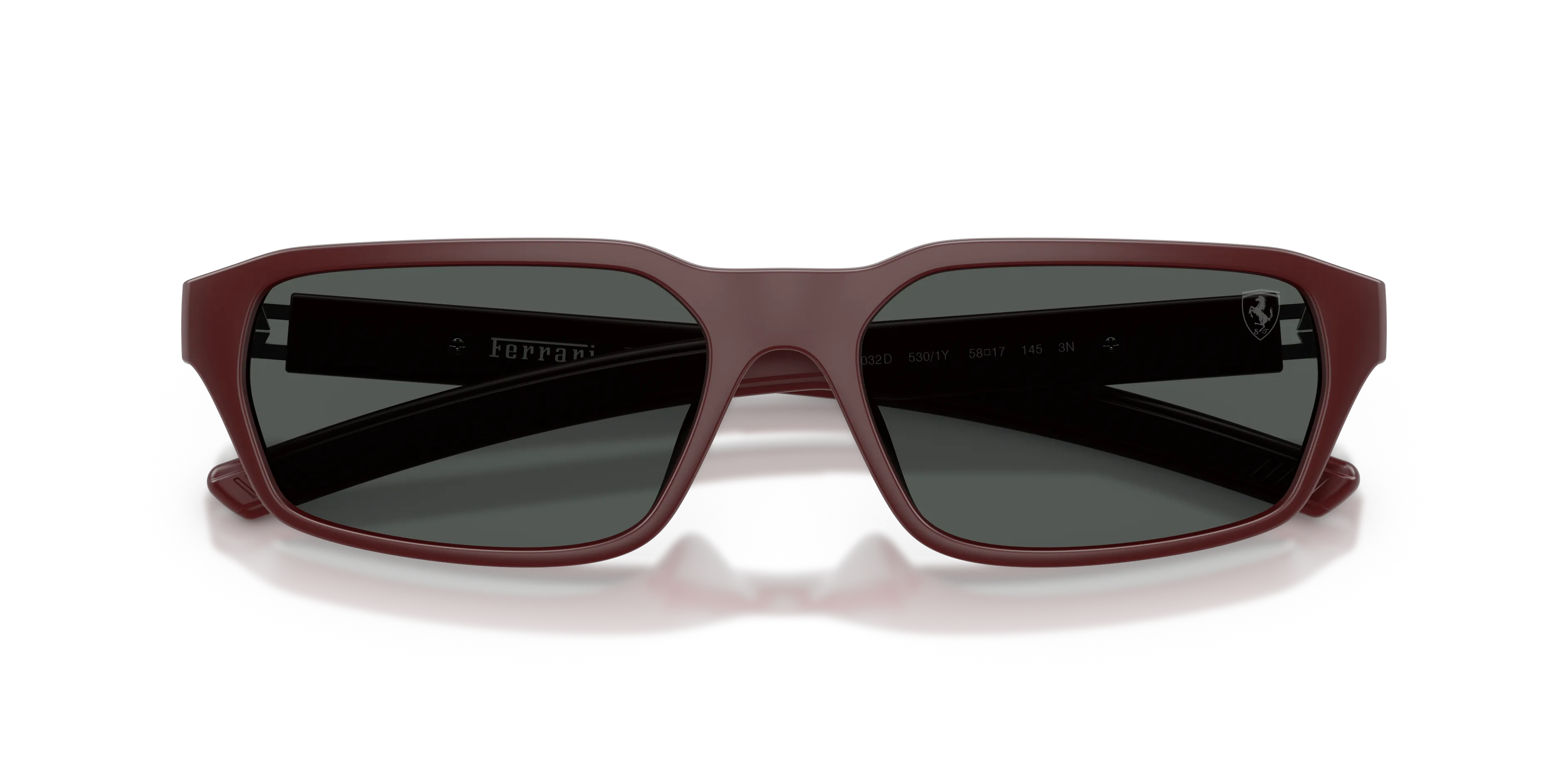 Ferrari Scuderia FZ6032D 530/1Y Occhiali da sole Iniettato Bordeaux Grigio Pillow Normale - immagine 2