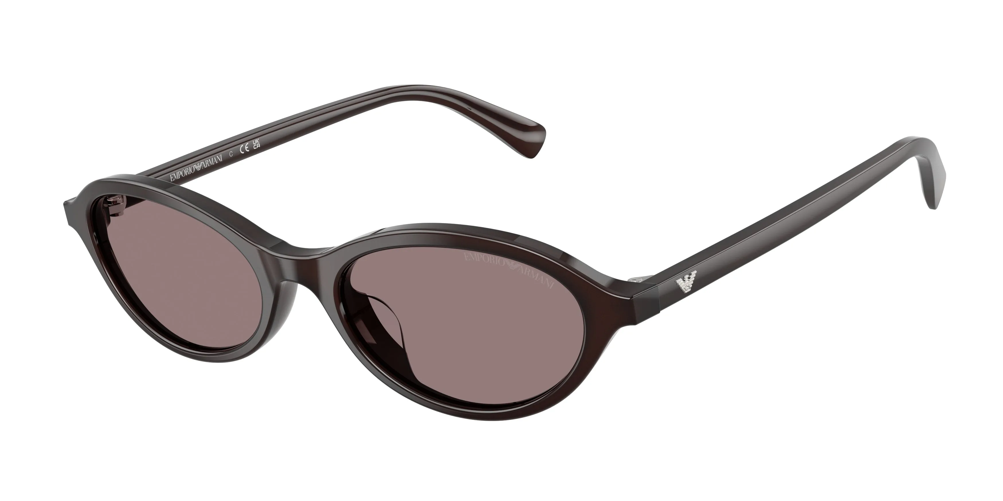Emporio Armani EA4281U 64547N Occhiali da sole Acetato Marrone Viola Rotonda Normale - immagine 1