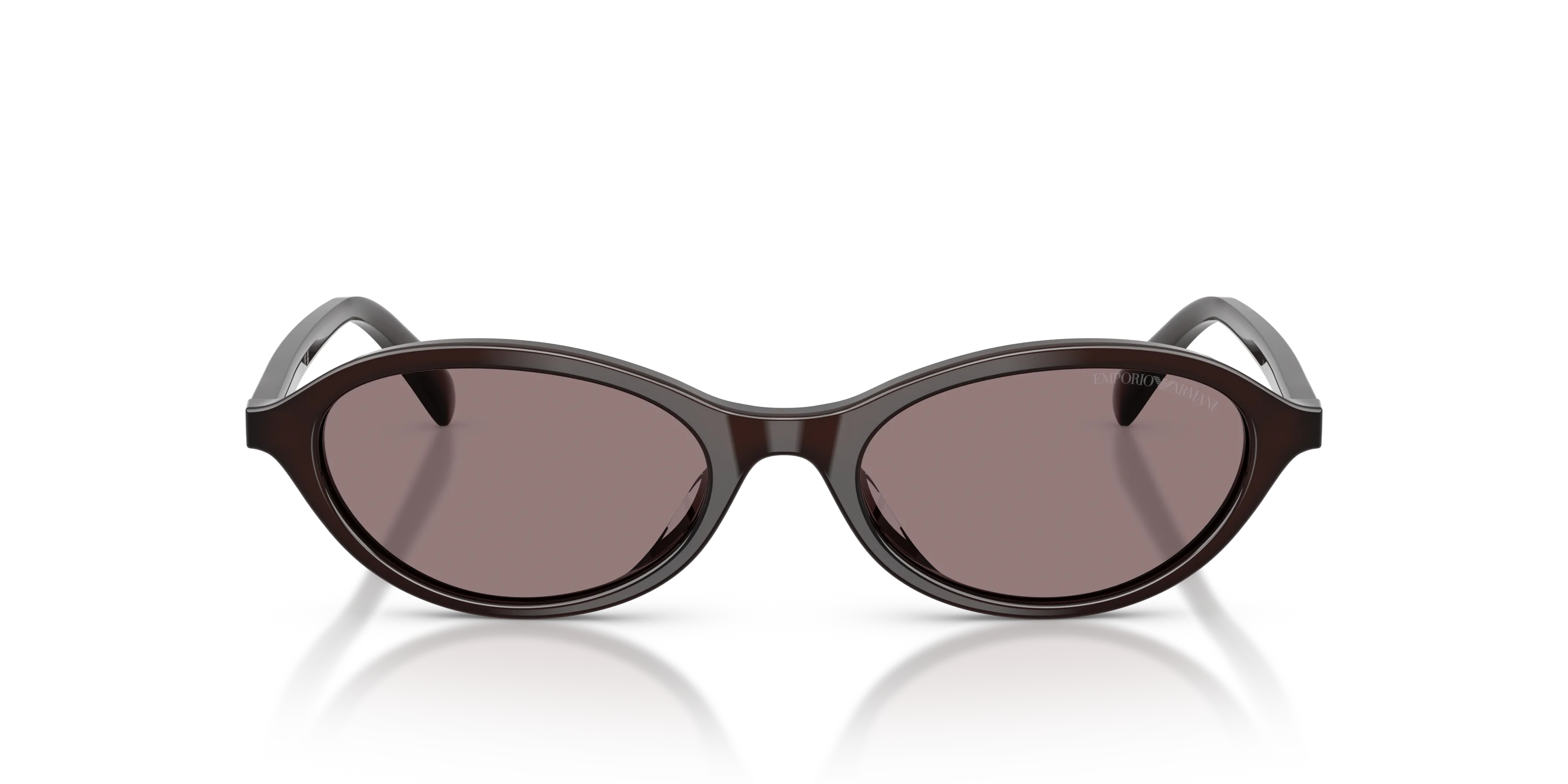 Emporio Armani EA4281U 64547N Occhiali da sole Acetato Marrone Viola Rotonda Normale - immagine 3