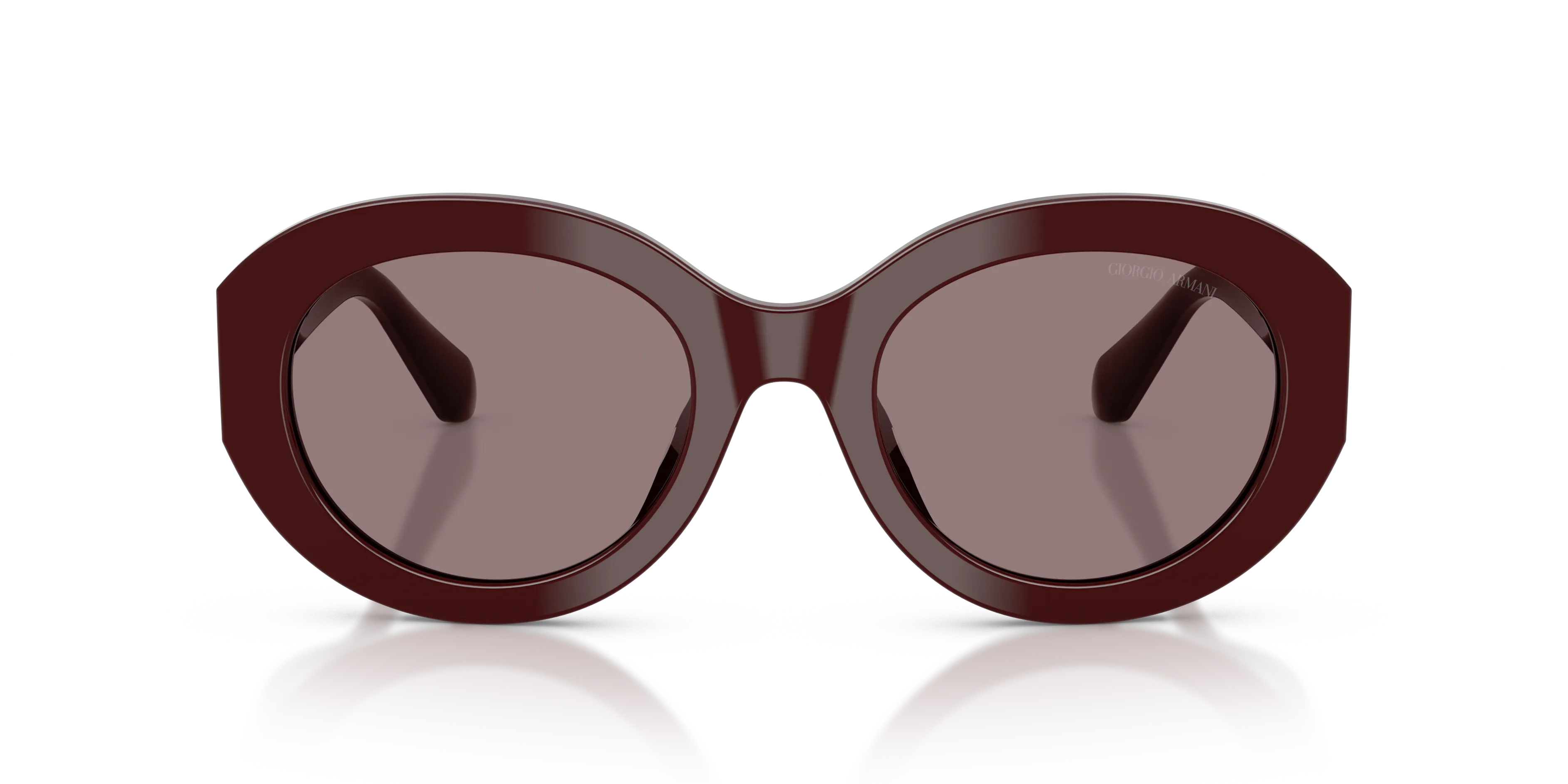 Giorgio Armani AR8269U 64817N Occhiali da sole Acetato Rosso Viola Rotonda Normale - immagine 3