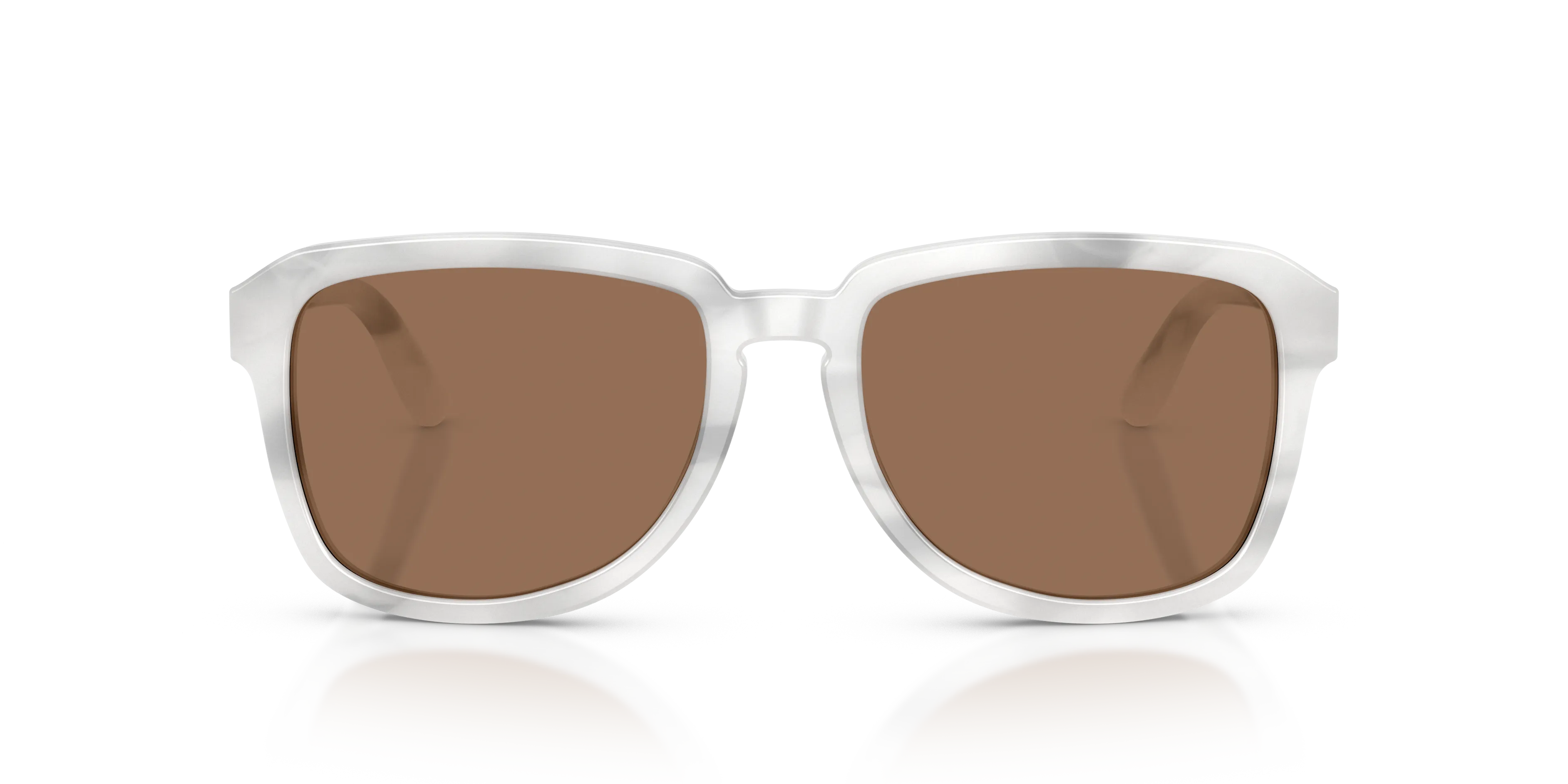 Dolce & Gabbana DG4566 349573 Occhiali da sole Acetato Bianco Marrone Squadrata Normale - immagine 3