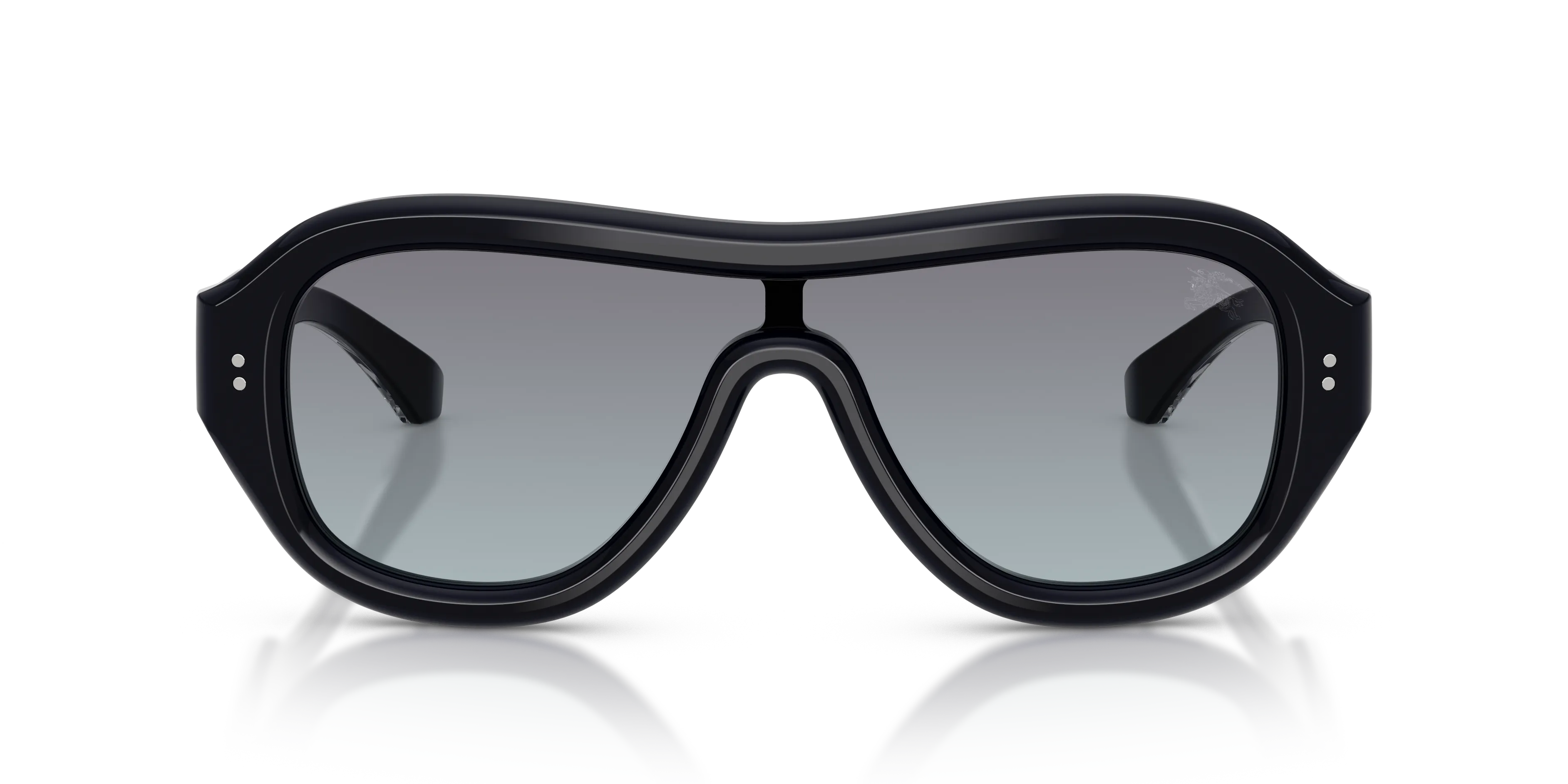 Burberry BE4509U 427319 Occhiali da sole Acetato Blu Blu Pilot Normale Sfumato - immagine 3