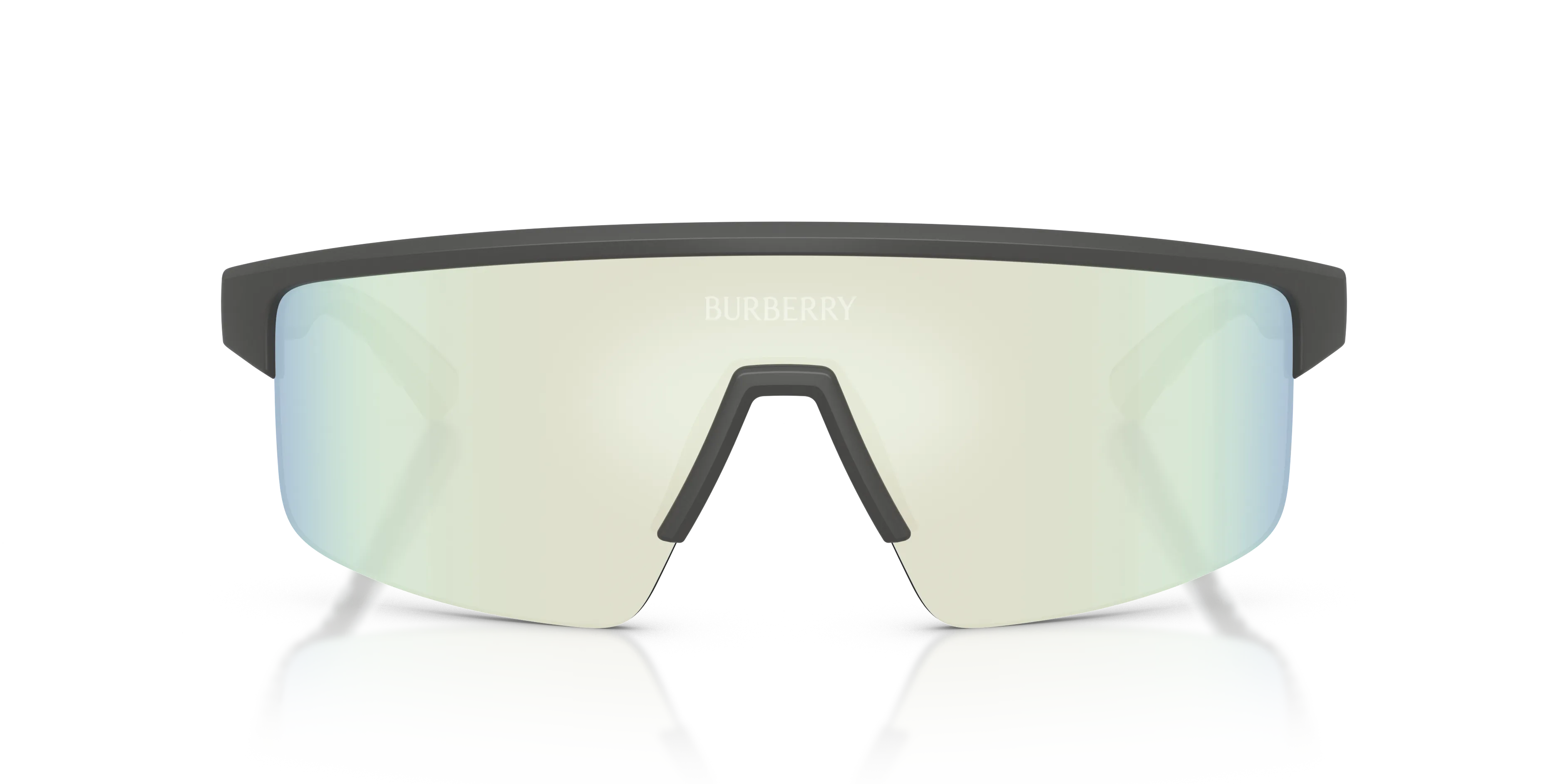 Burberry BE4498 4264BW Occhiali da sole Iniettato Grigio Blu Squadrata Normale Specchiato - immagine 3