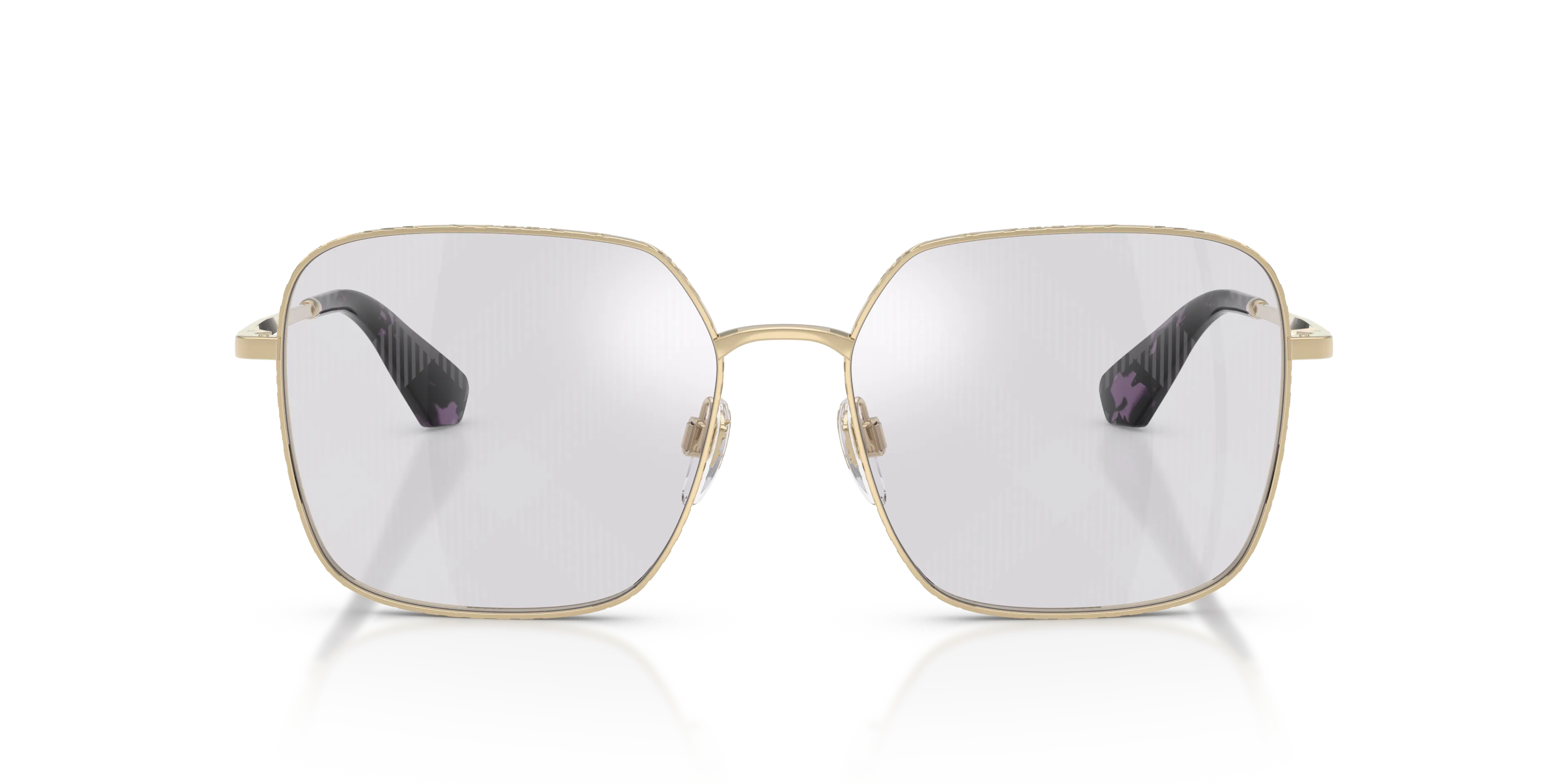 Burberry BE3180 1109AI Occhiali da sole Metallo Oro Grigio Squadrata Fotocromatiche - immagine 3